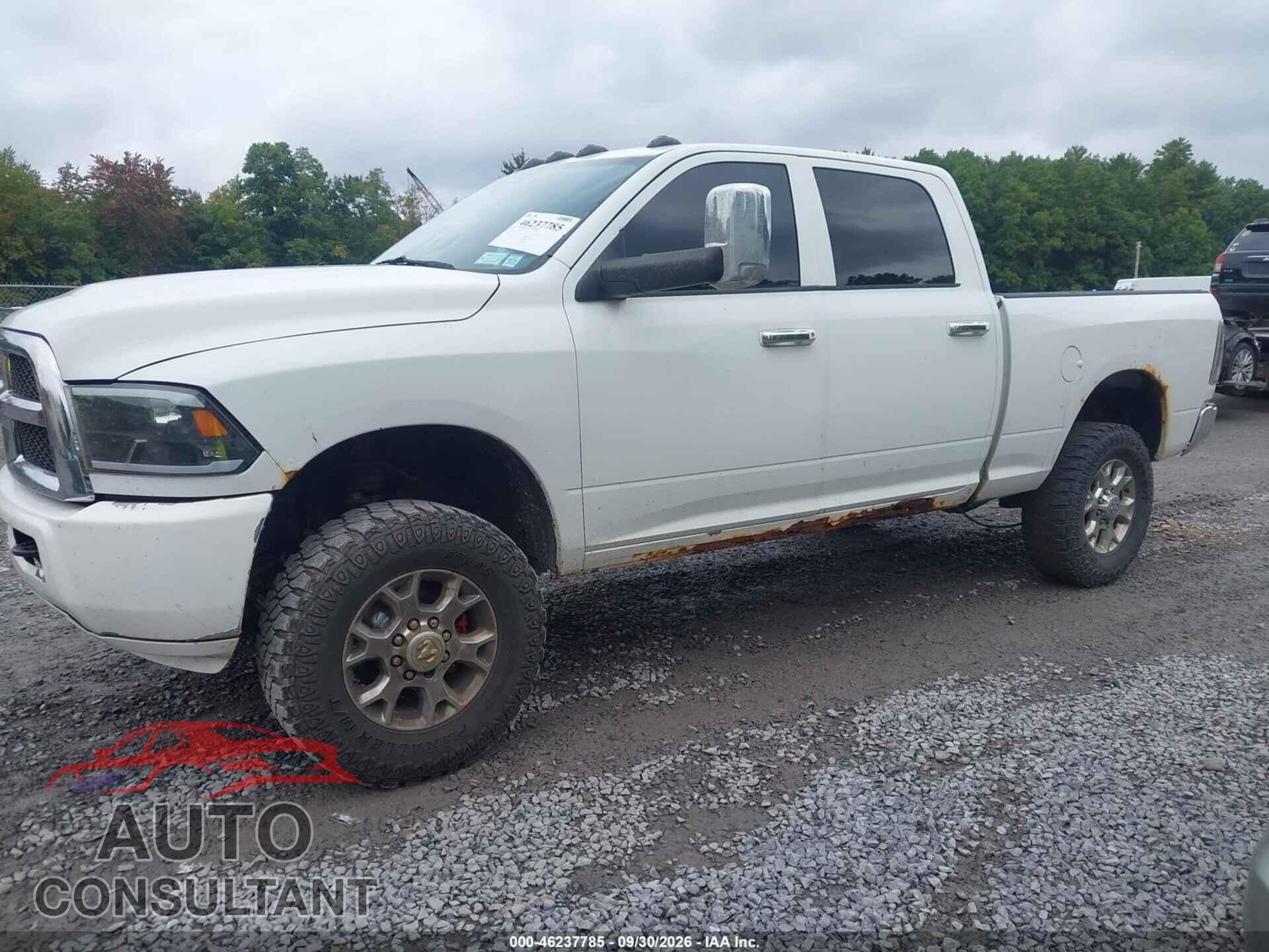 DODGE RAM 2500 2012 - 3C6UD5FL2CG312557