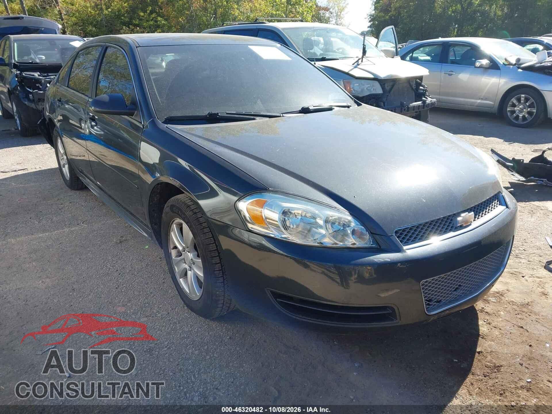 CHEVROLET IMPALA 2013 - 2G1WF5E38D1260559