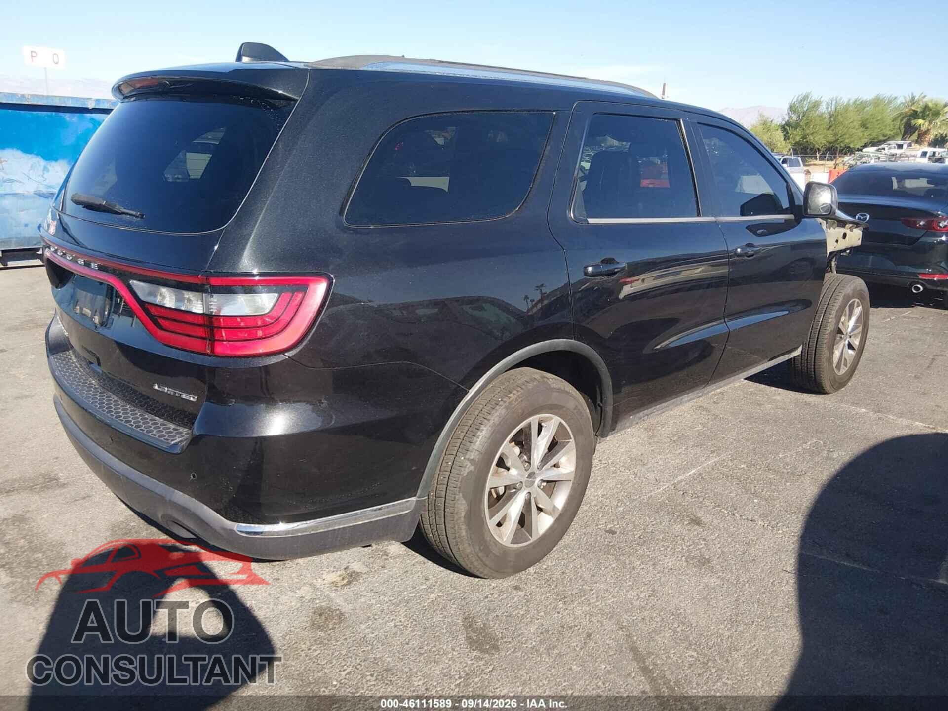 DODGE DURANGO 2016 - 1C4RDHDG9GC448943