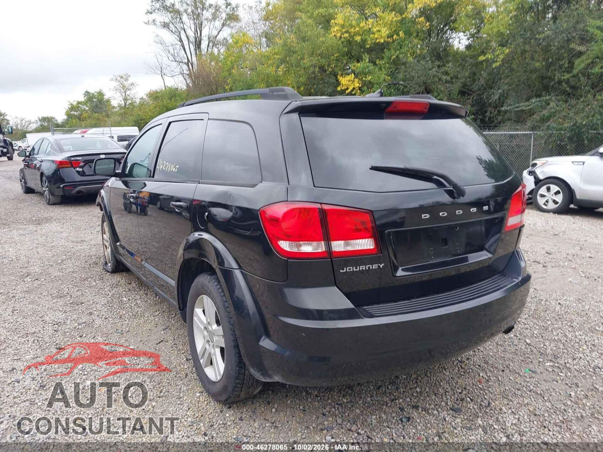 DODGE JOURNEY 2012 - 3C4PDCAB0CT362857