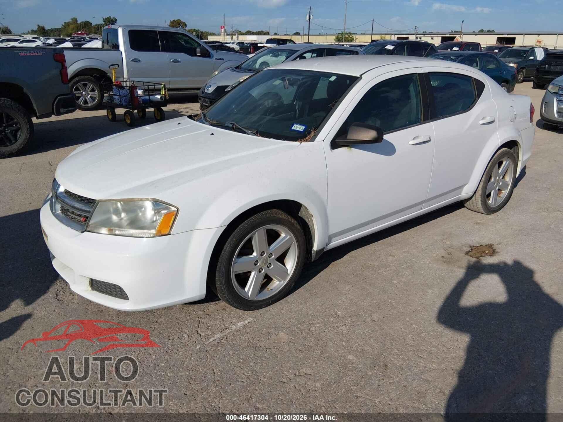 DODGE AVENGER 2013 - 1C3CDZAB5DN664975