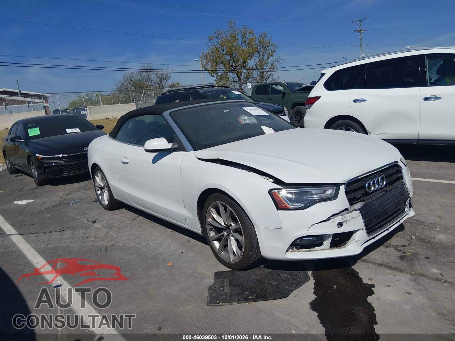 AUDI A5 2013 - WAULFAFH0DN014291