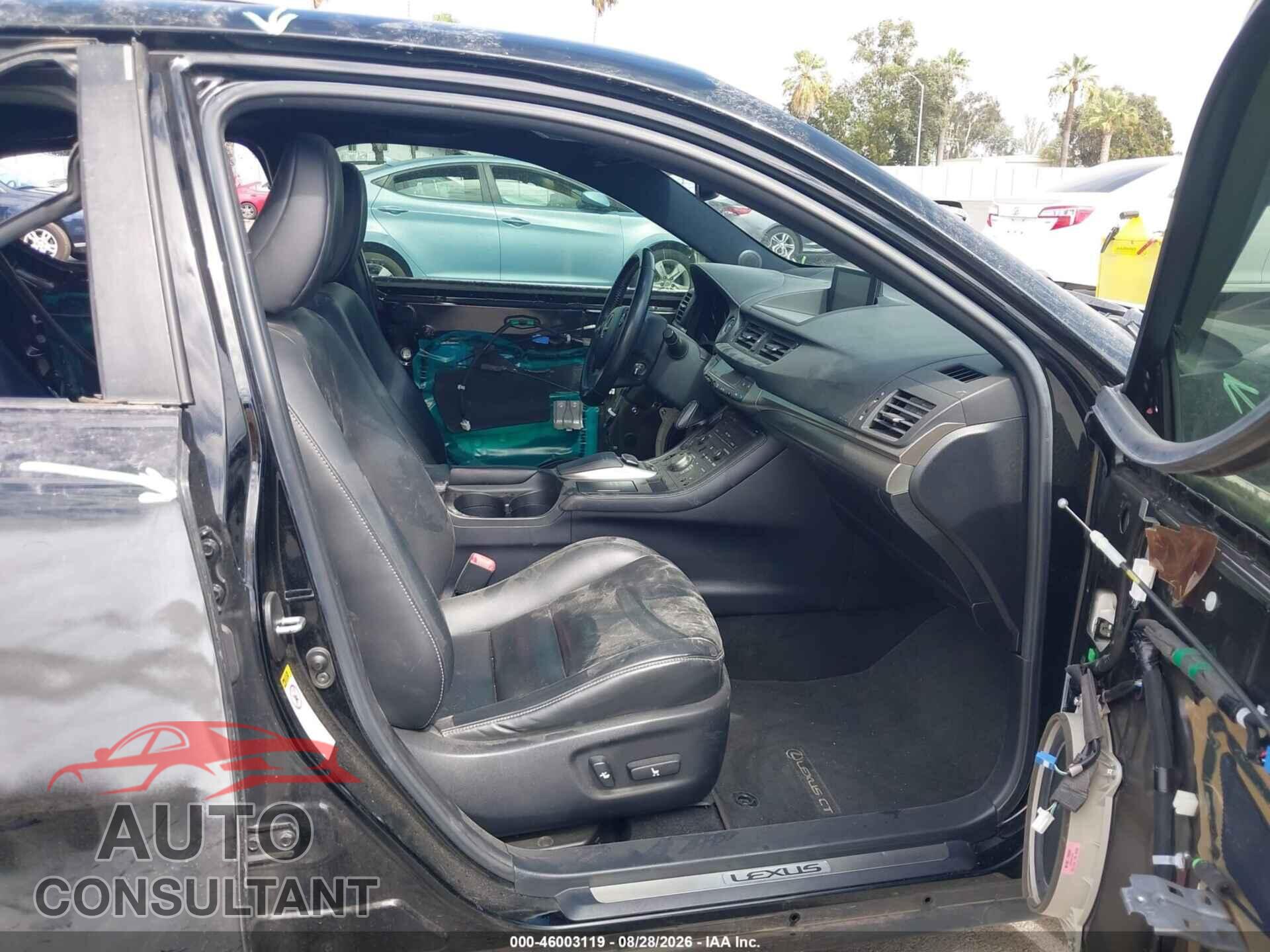 LEXUS CT 200H 2014 - JTHKD5BH4E2184219