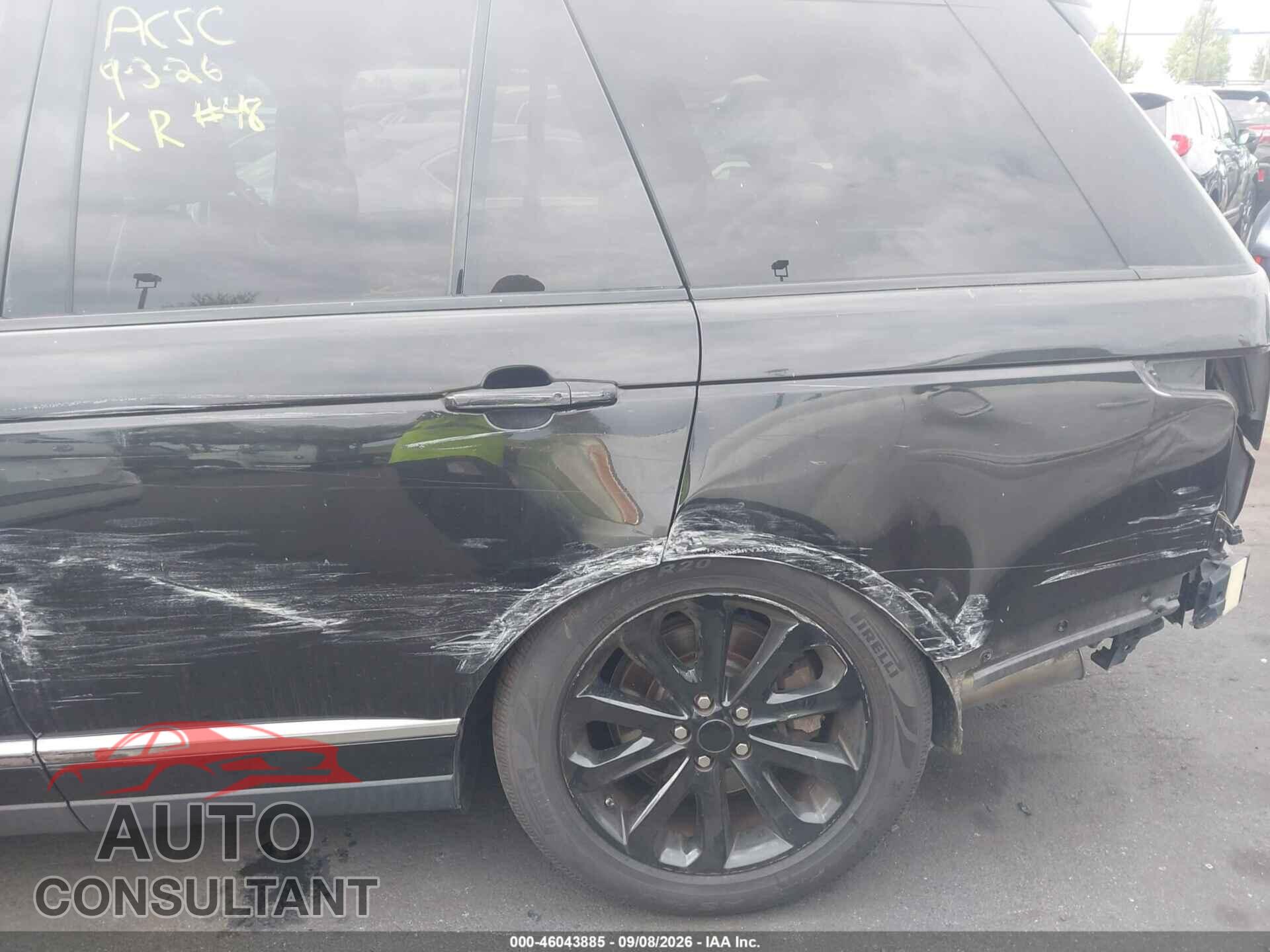 LAND ROVER RANGE ROVER 2015 - SALGS2VF9FA228608