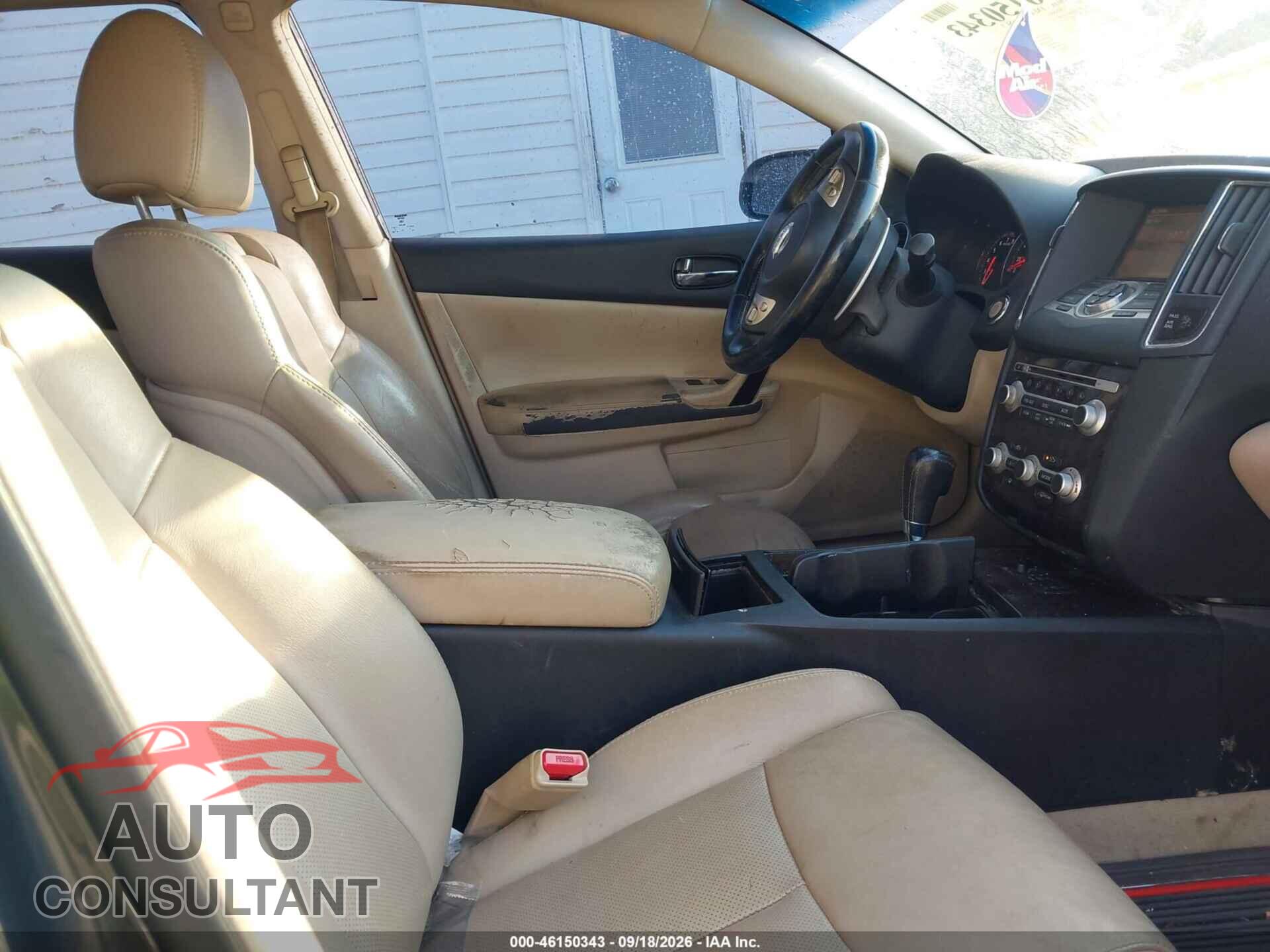 NISSAN MAXIMA 2012 - 1N4AA5AP1CC846432