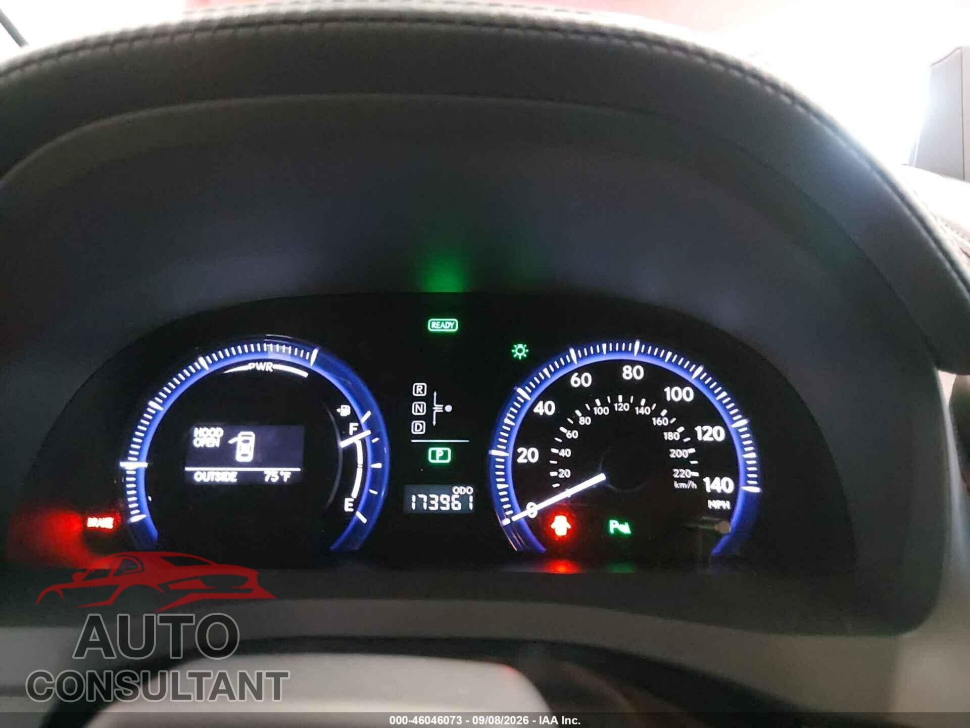 LEXUS HS 250H 2010 - JTHBB1BA9A2005233