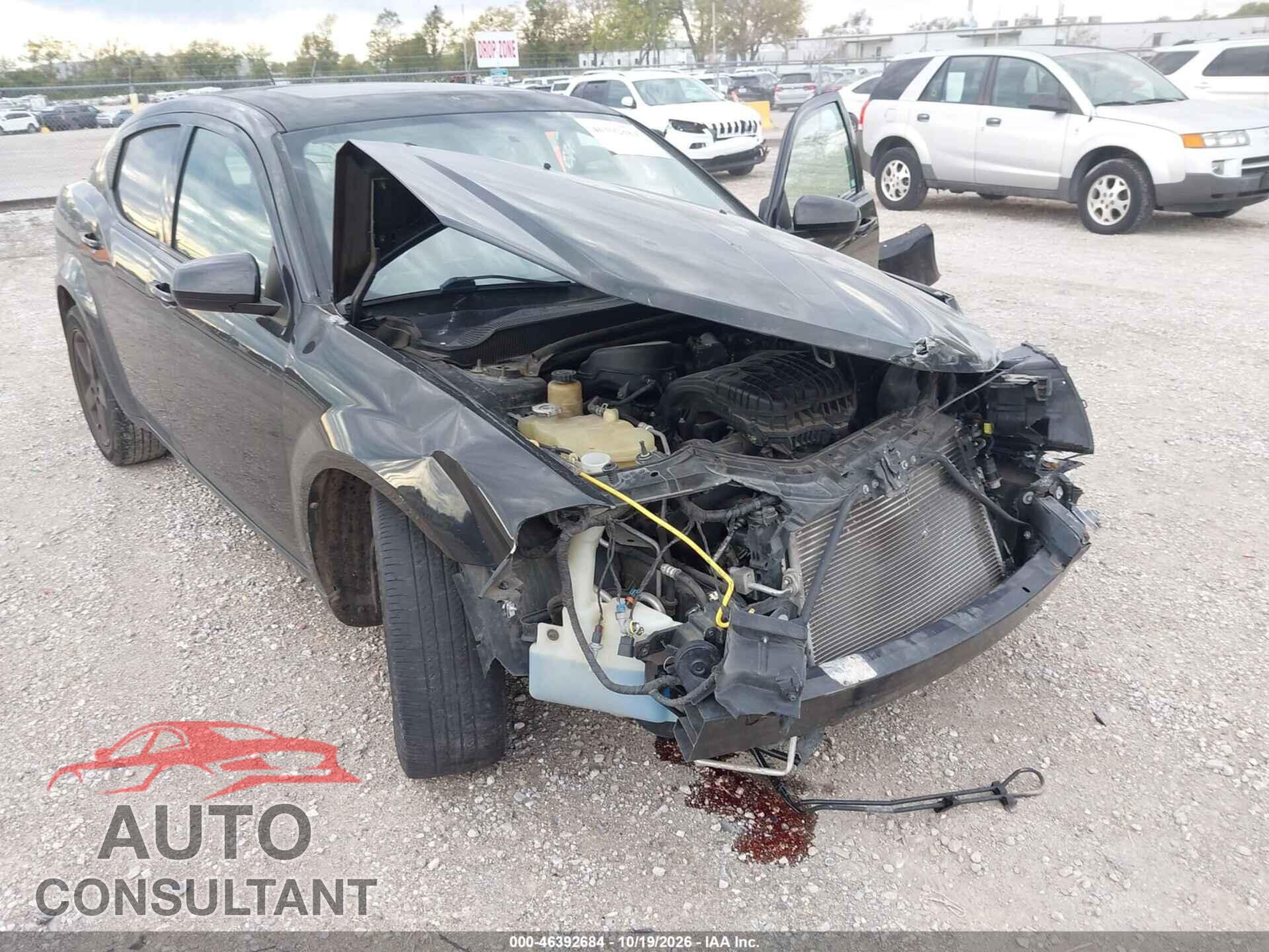 DODGE AVENGER 2011 - 1B3BD2FG8BN574477