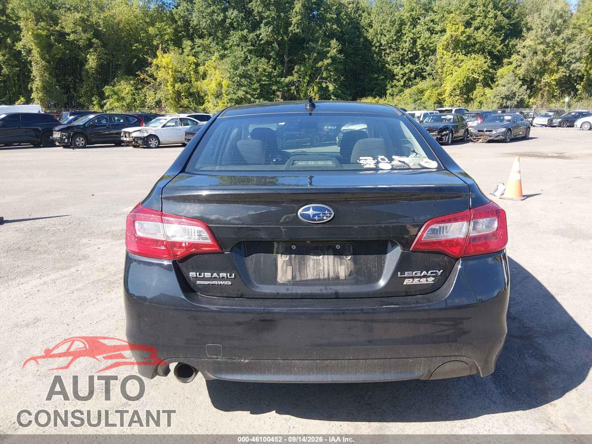 SUBARU LEGACY 2017 - 4S3BNAC62H3027856