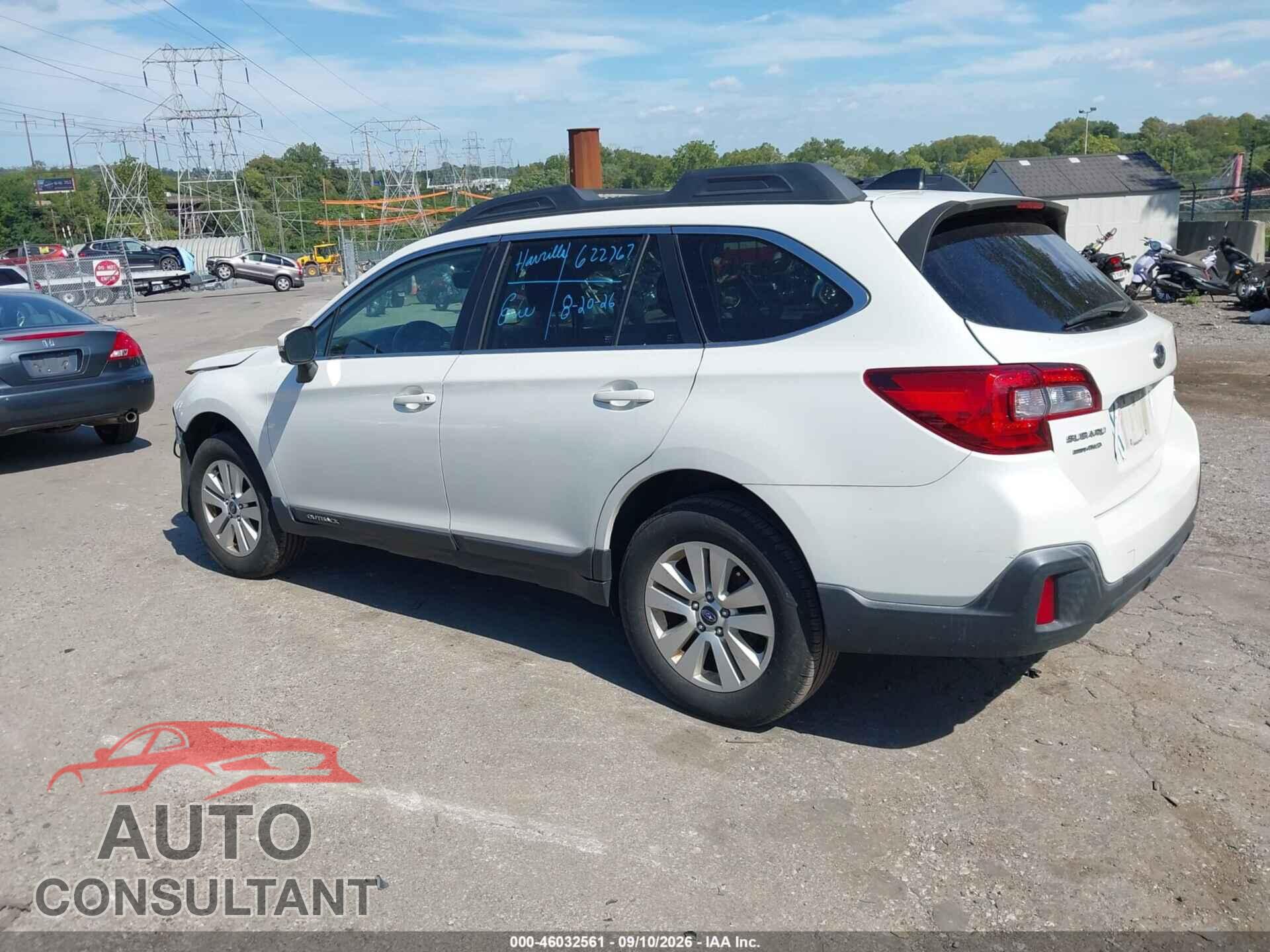 SUBARU OUTBACK 2019 - 4S4BSAFC8K3341654