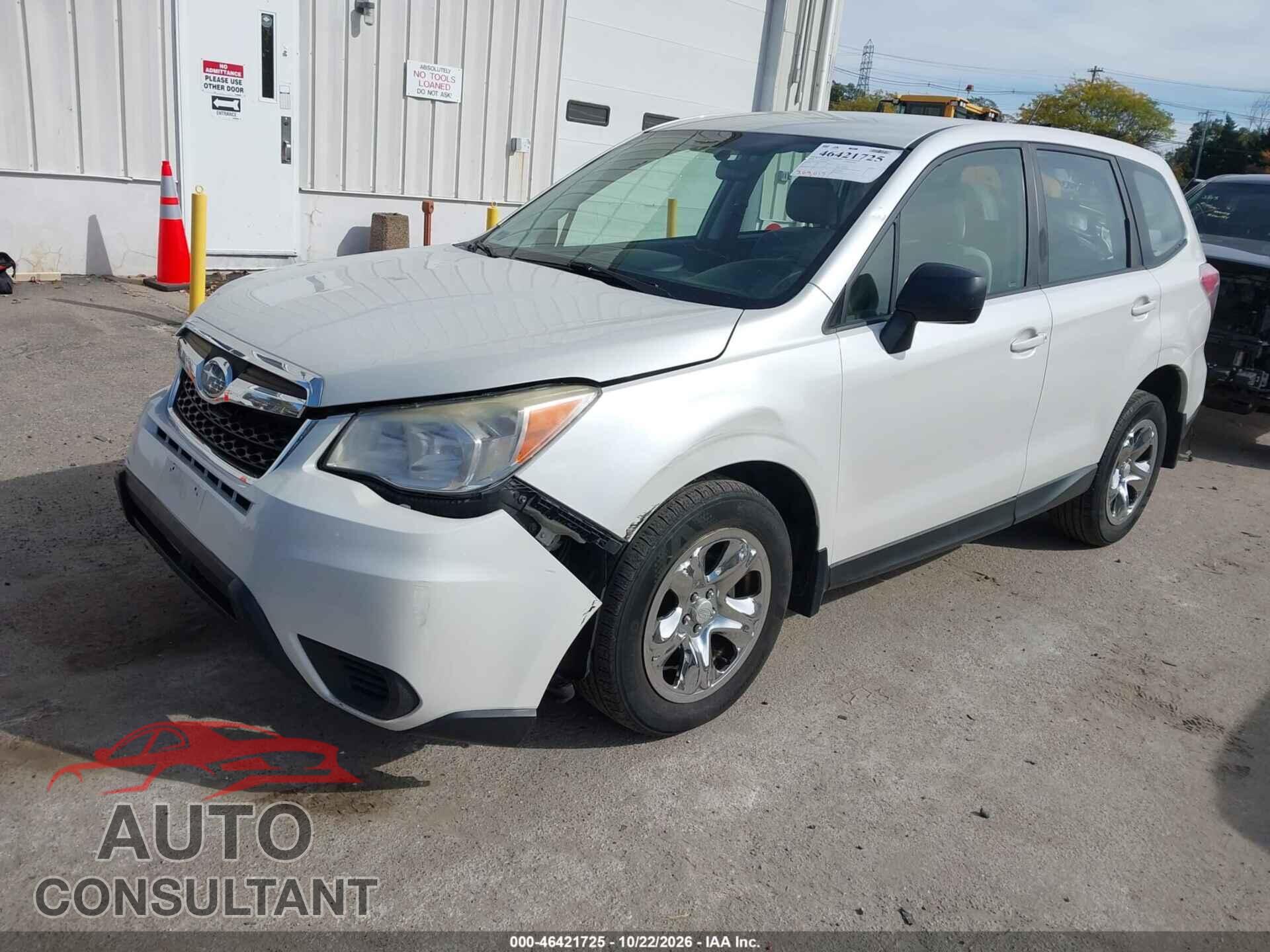 SUBARU FORESTER 2014 - JF2SJAAC4EH508261