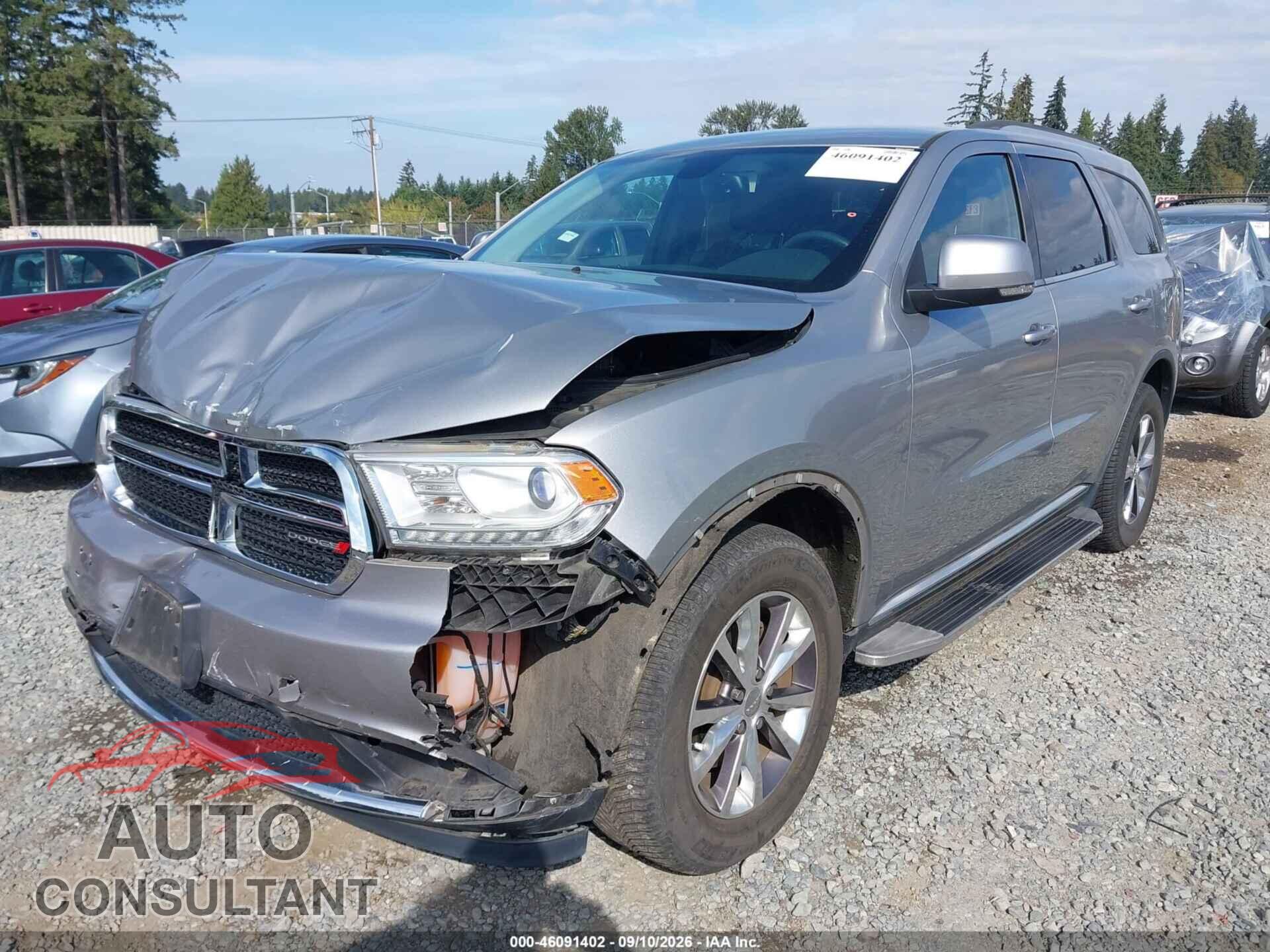 DODGE DURANGO 2016 - 1C4RDJDG3GC301864
