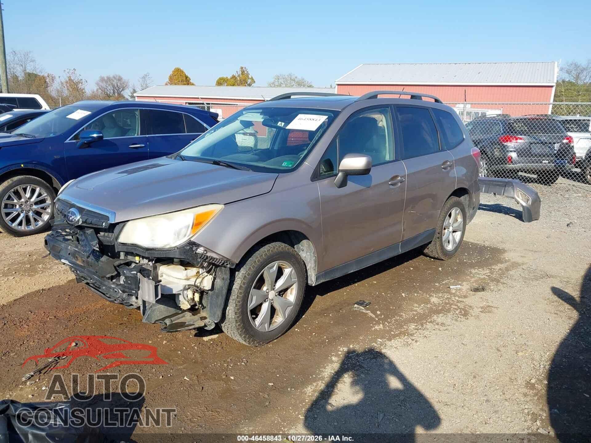 SUBARU FORESTER 2014 - JF2SJAEC9EH425628