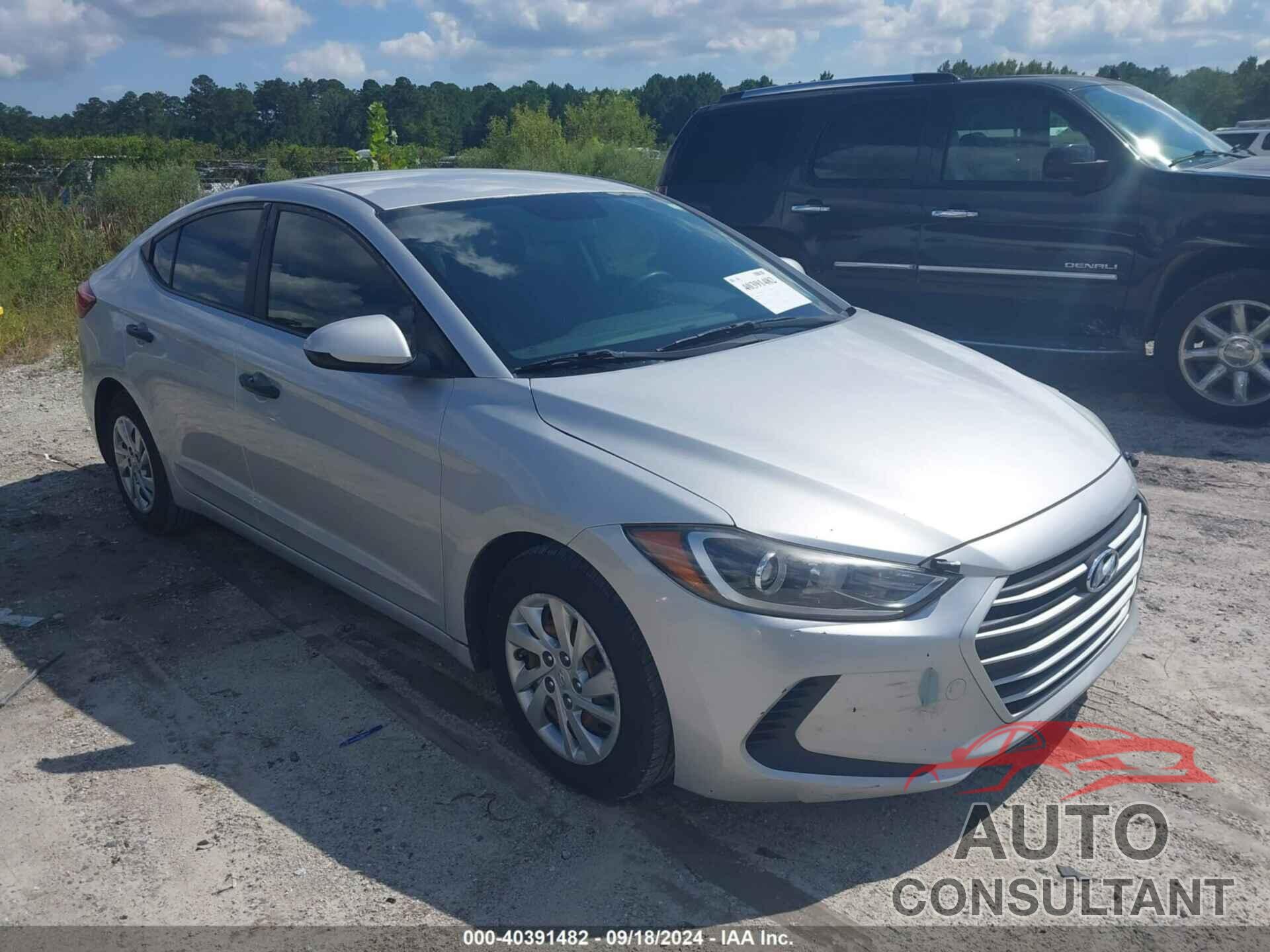 HYUNDAI ELANTRA 2018 - KMHD74LF5JU574216