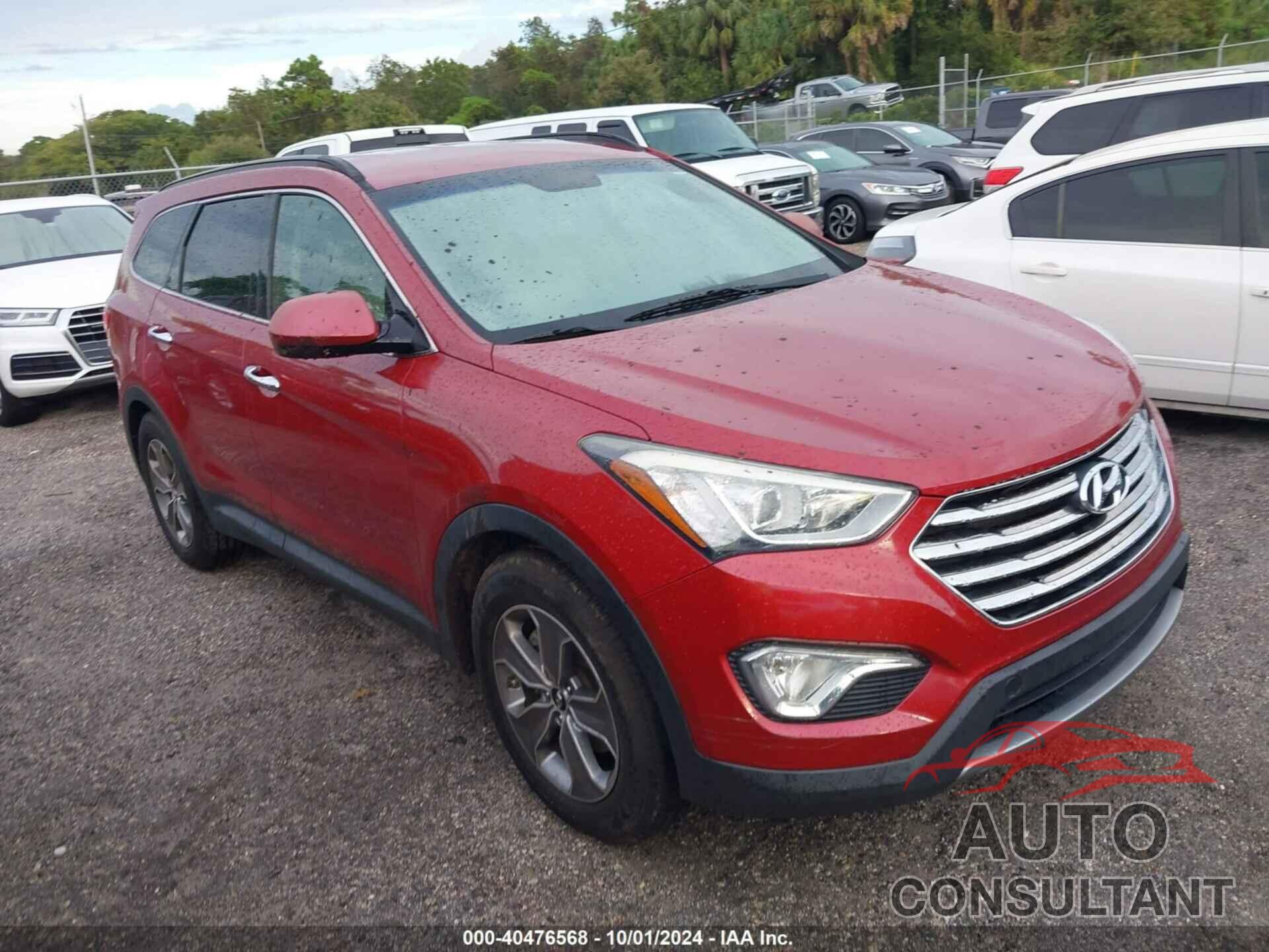 HYUNDAI SANTA FE 2016 - KM8SM4HF2GU158612