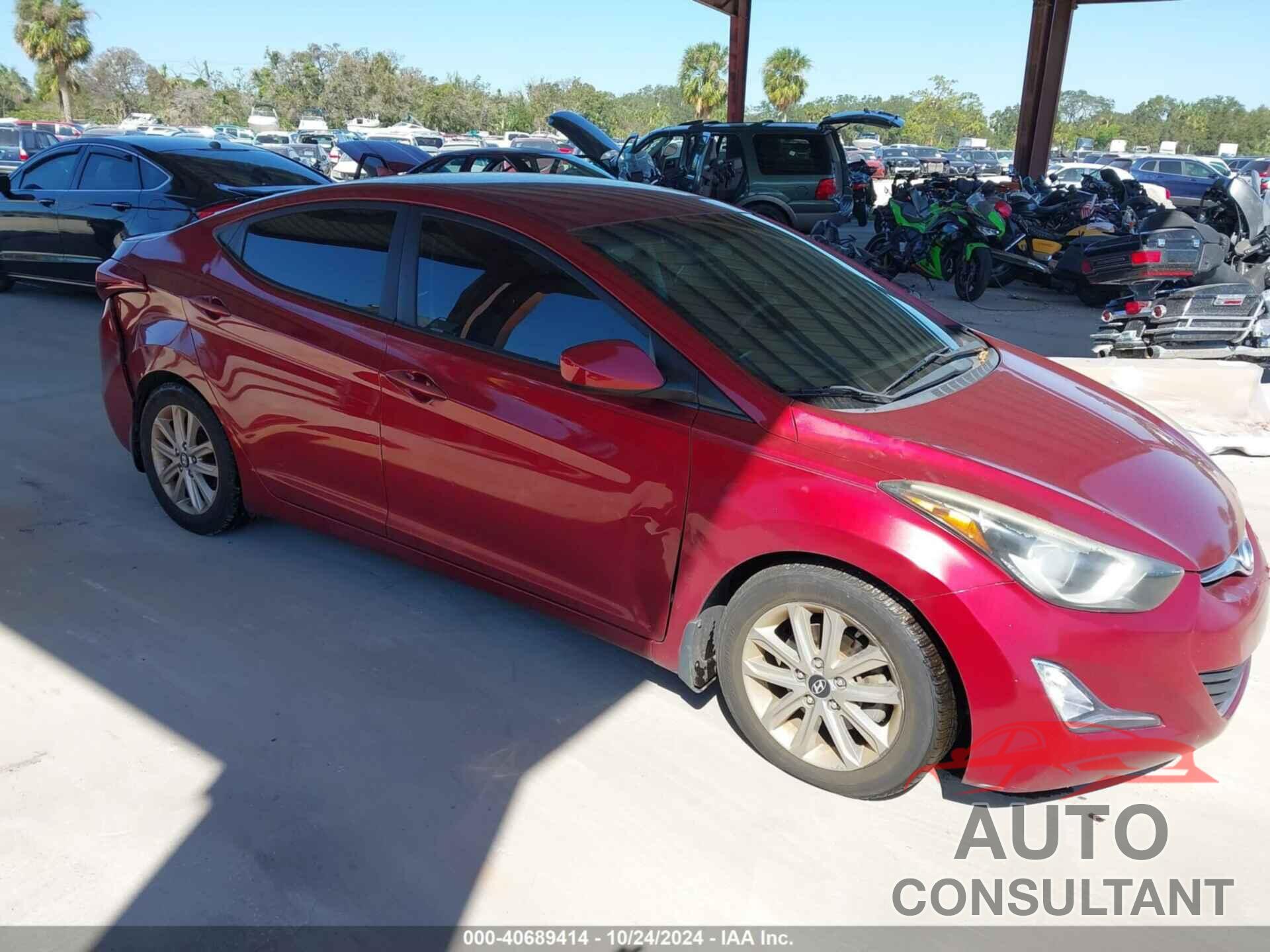 HYUNDAI ELANTRA 2015 - 5NPDH4AE4FH576603