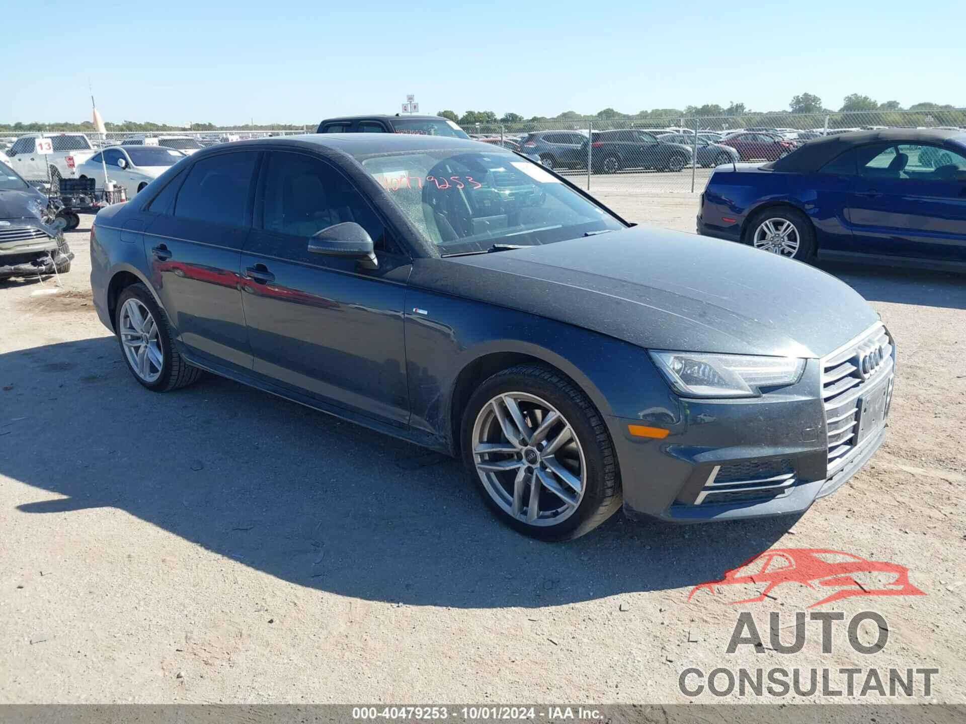 AUDI A4 2017 - WAUKMAF41HN056456