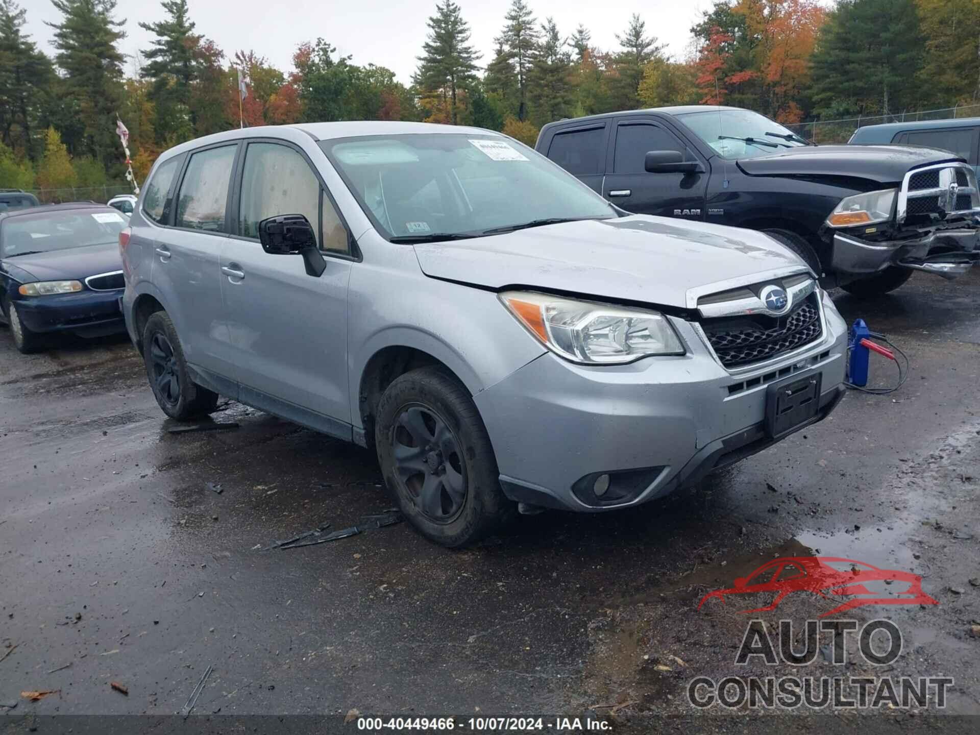 SUBARU FORESTER 2014 - JF2SJAAC4EH508891
