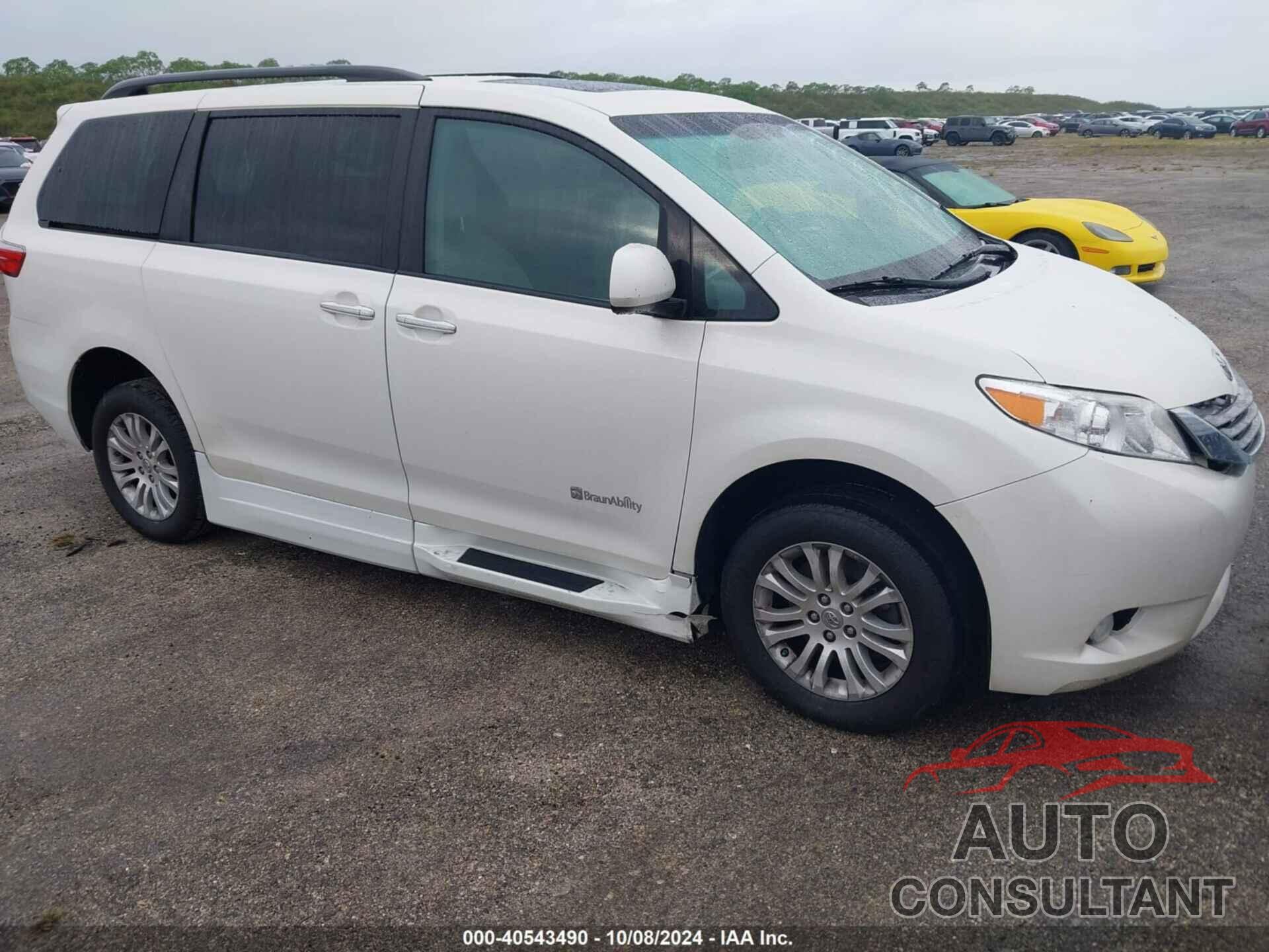 TOYOTA SIENNA 2016 - 5TDYK3DC0GS760469