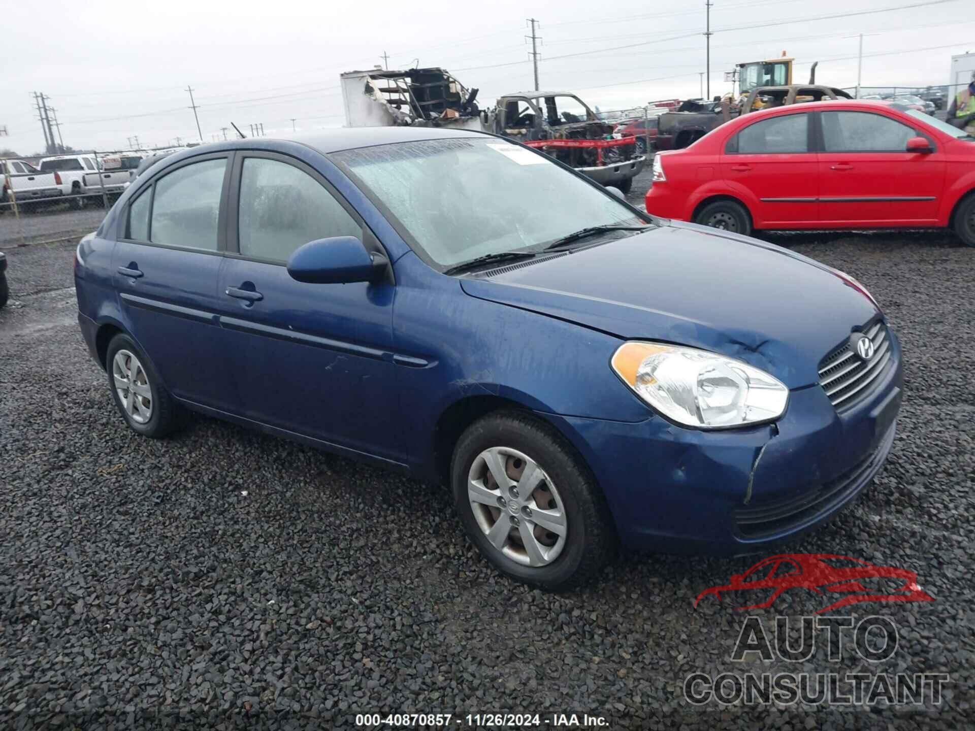 HYUNDAI ACCENT 2009 - KMHCN46C39U311690