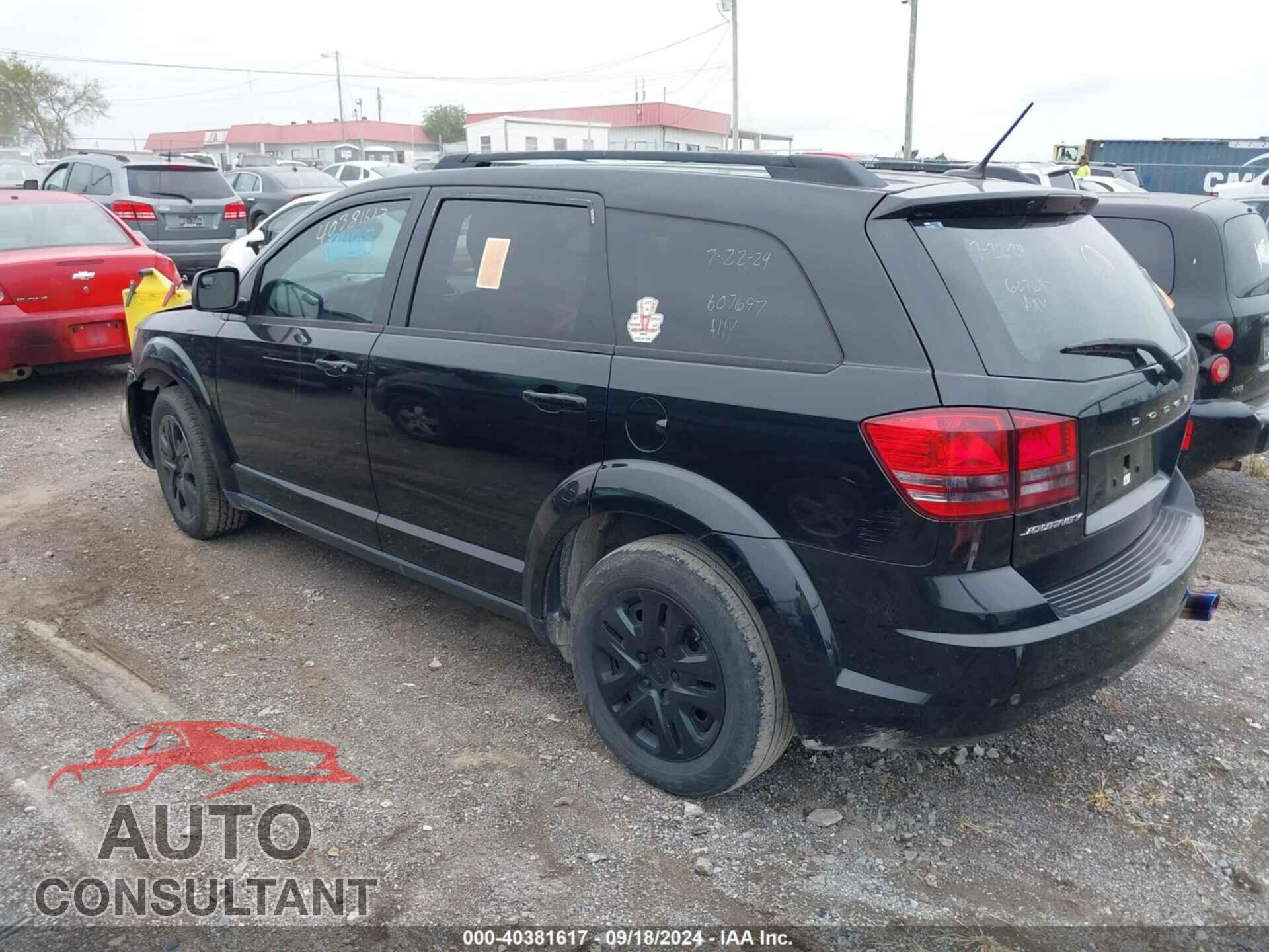 DODGE JOURNEY 2017 - 3C4PDCAB4HT607697