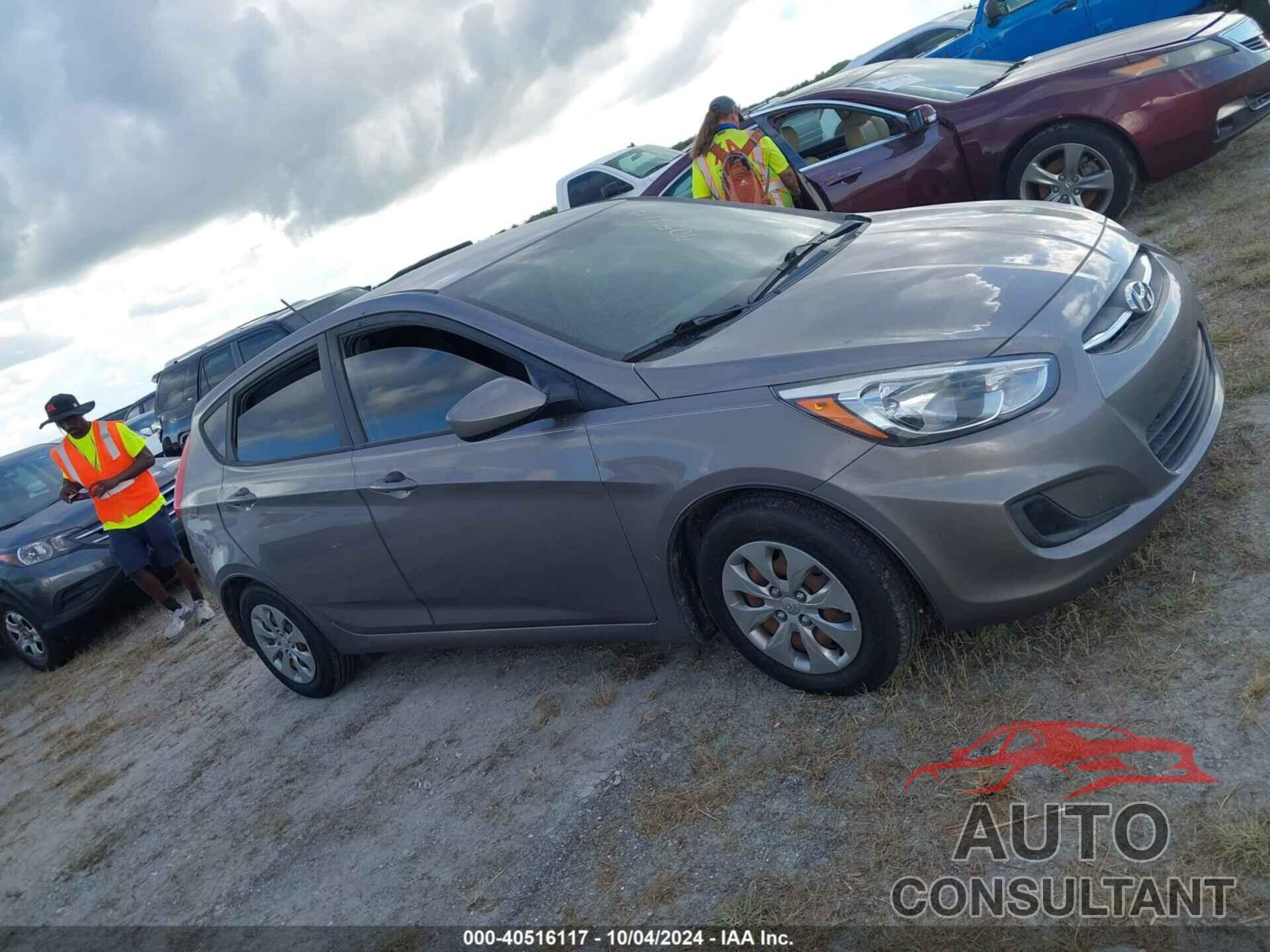 HYUNDAI ACCENT 2017 - KMHCT5AE2HU356834