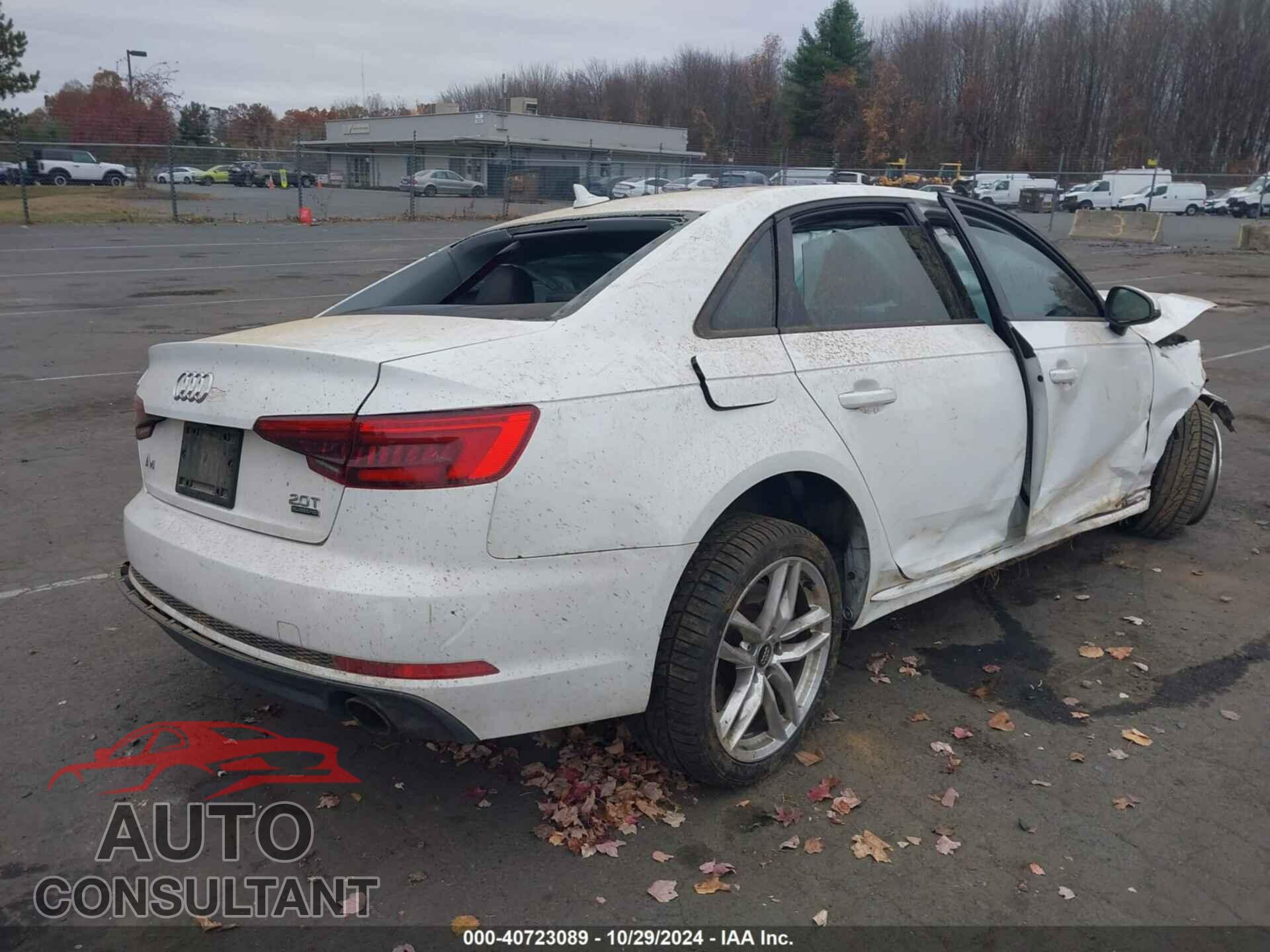 AUDI A4 2017 - WAUDNAF40HN054834