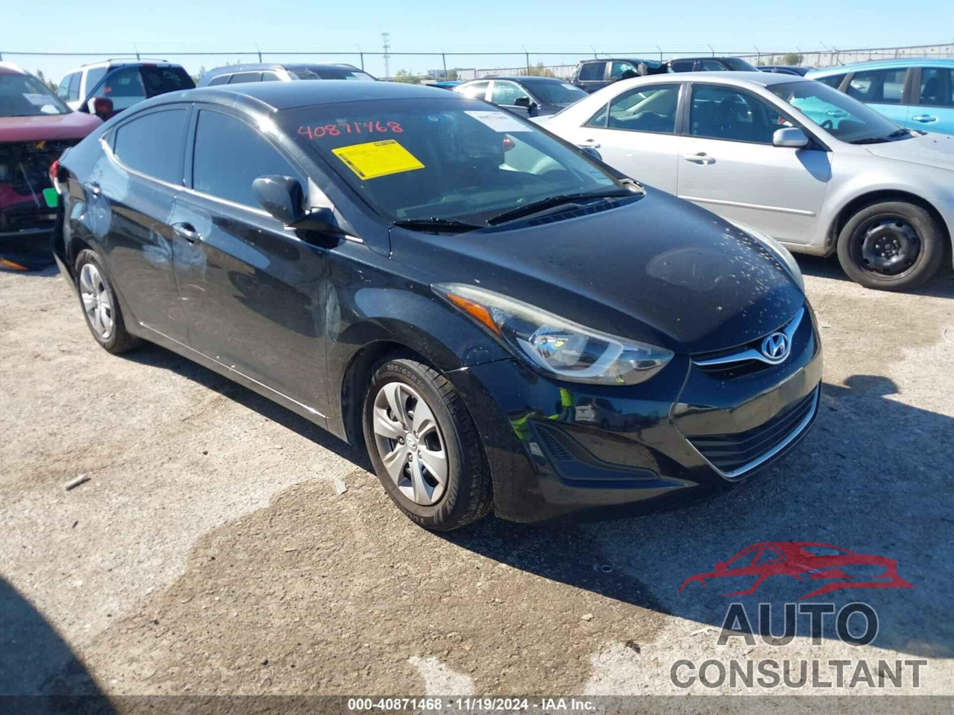 HYUNDAI ELANTRA 2016 - 5NPDH4AE8GH677967