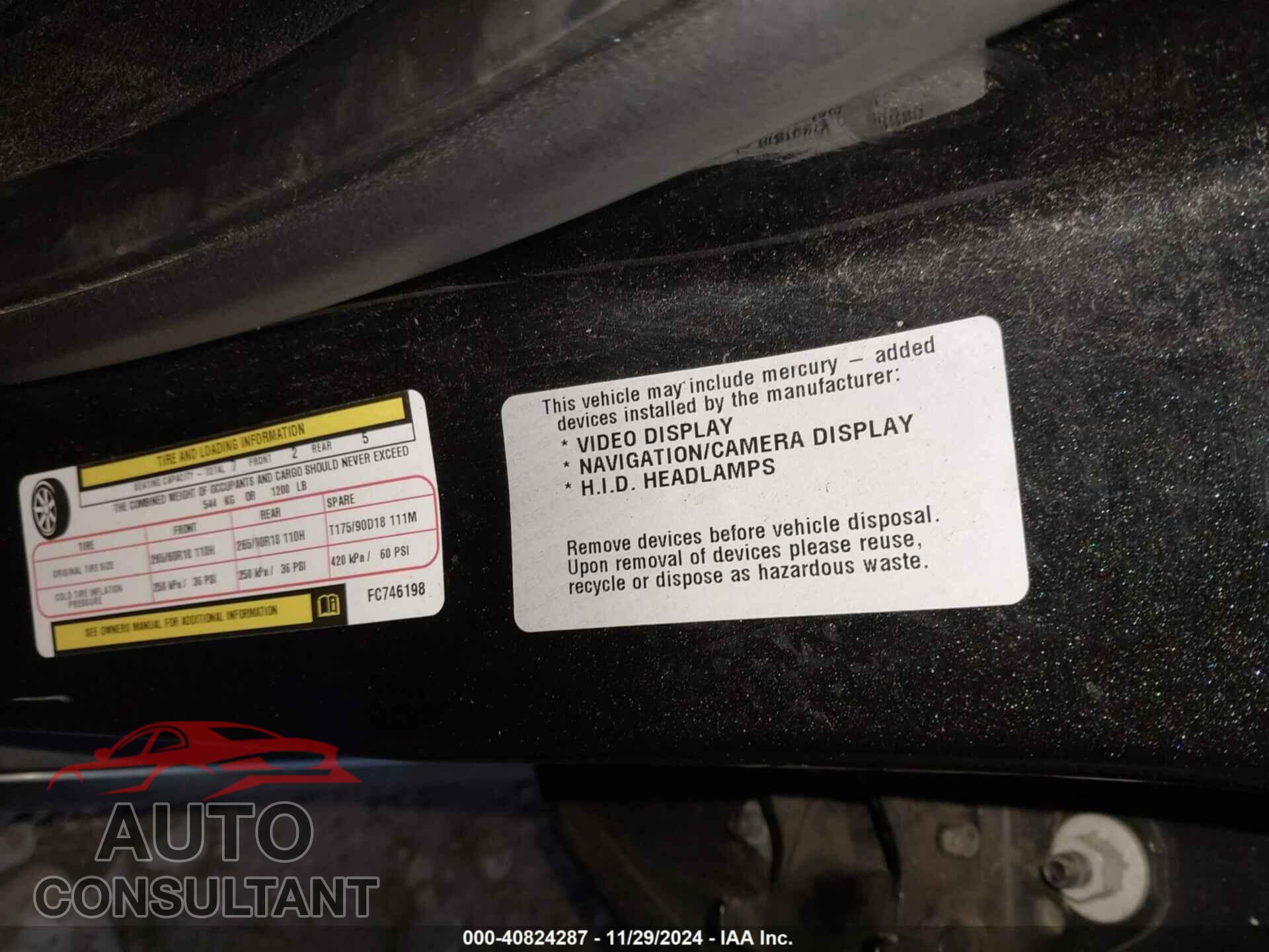 DODGE DURANGO 2015 - 1C4RDJDG5FC746198