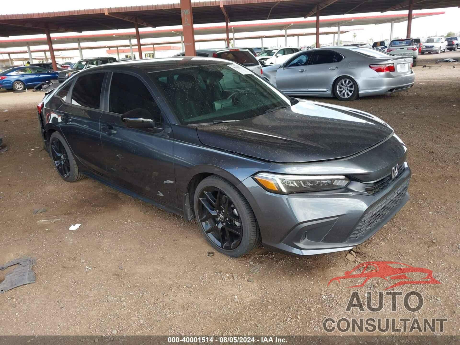 HONDA CIVIC 2022 - 2HGFE2F50NH597651