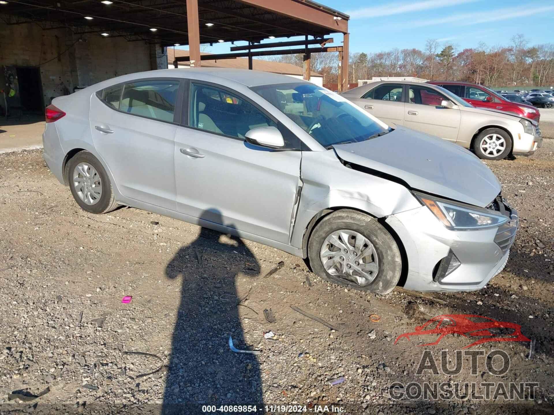 HYUNDAI ELANTRA 2019 - KMHD74LF7KU786780