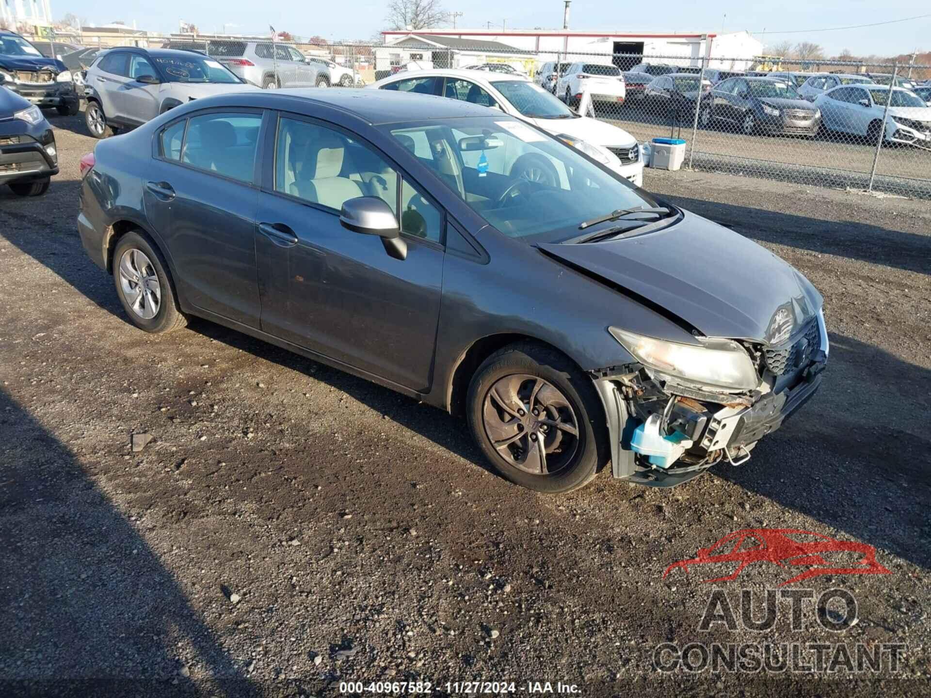 HONDA CIVIC 2013 - 2HGFB2F52DH597058