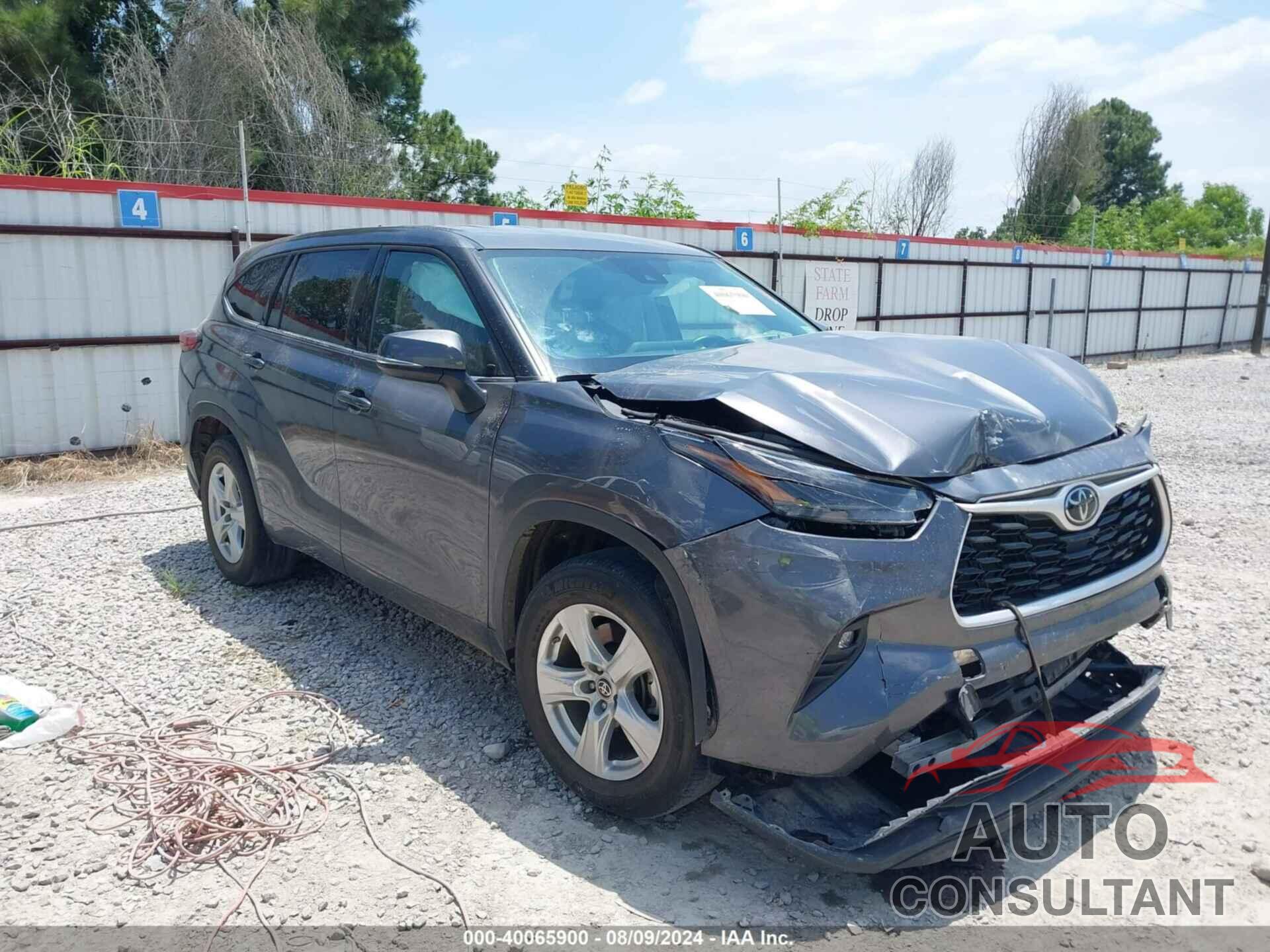 TOYOTA HIGHLANDER 2022 - 5TDZZRAH4NS134598