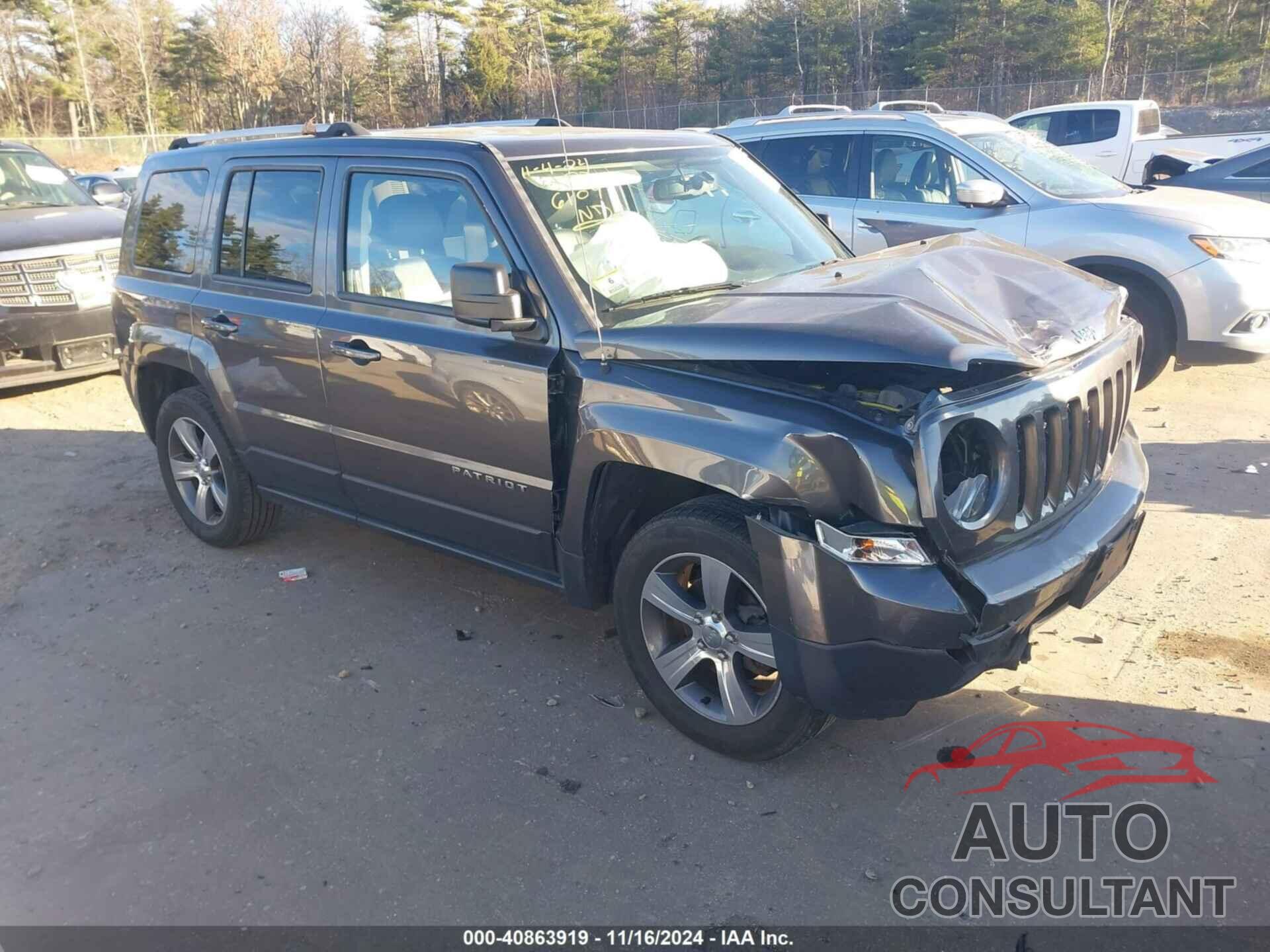 JEEP PATRIOT 2017 - 1C4NJRFB3HD206109