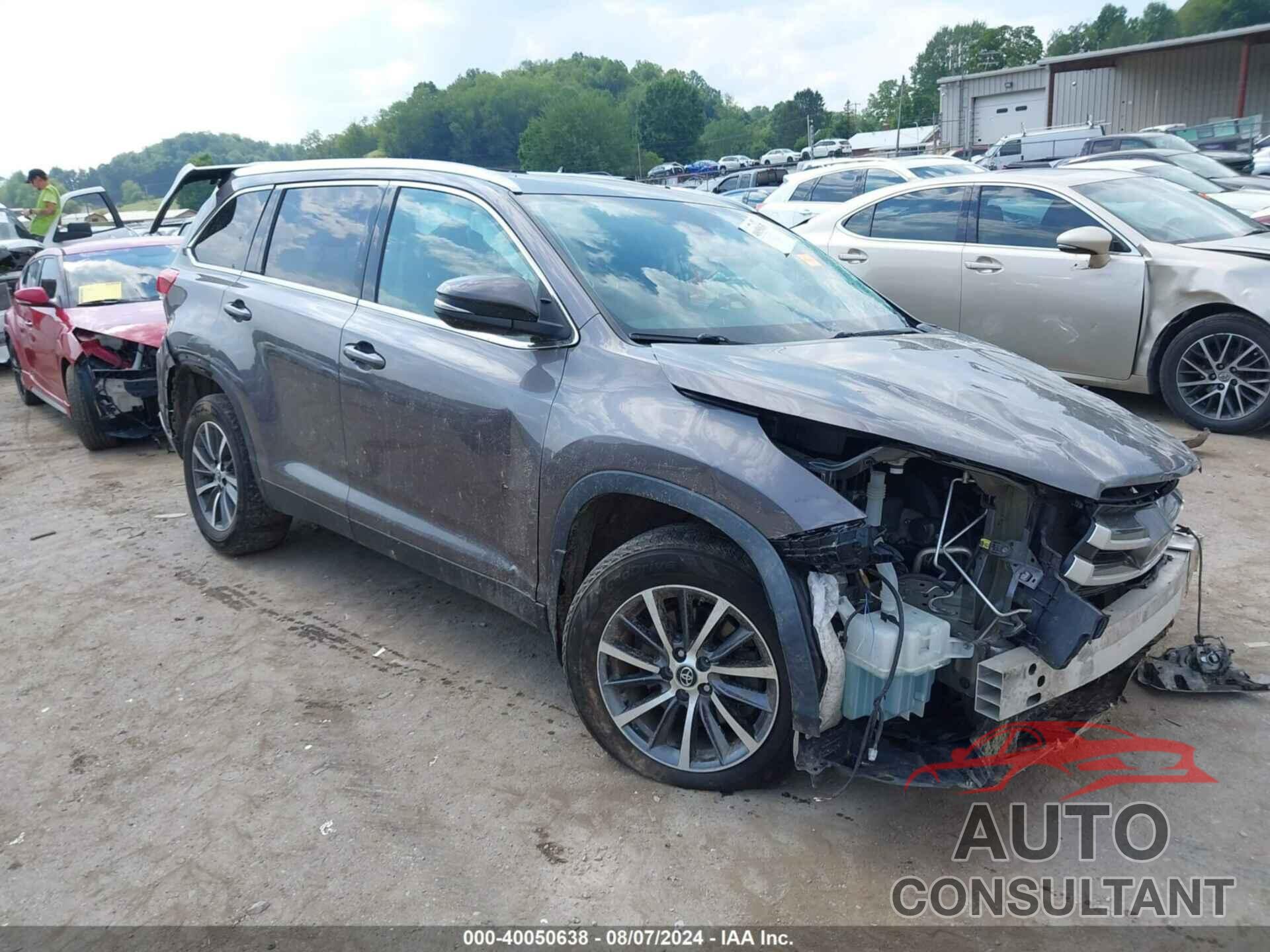 TOYOTA HIGHLANDER 2019 - 5TDJZRFH9KS625511