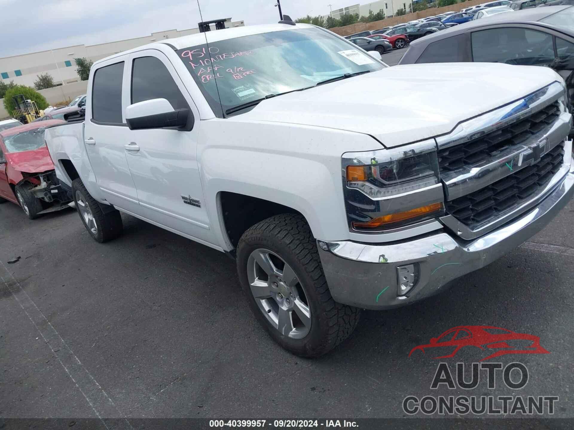 CHEVROLET SILVERADO 1500 2017 - 3GCPCRECXHG268297