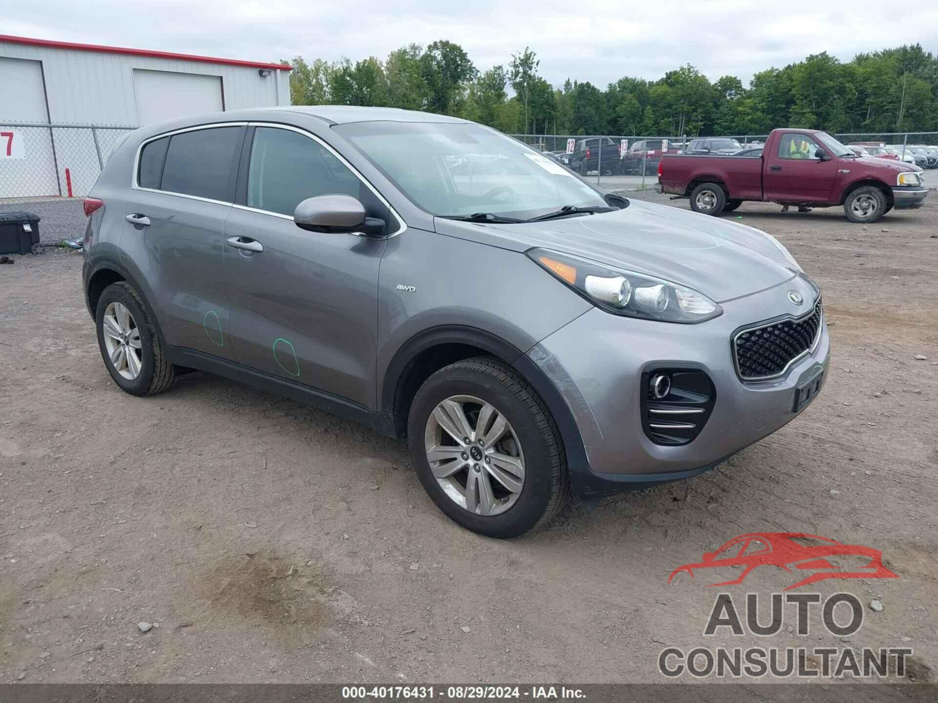 KIA SPORTAGE 2018 - KNDPMCAC4J7447856