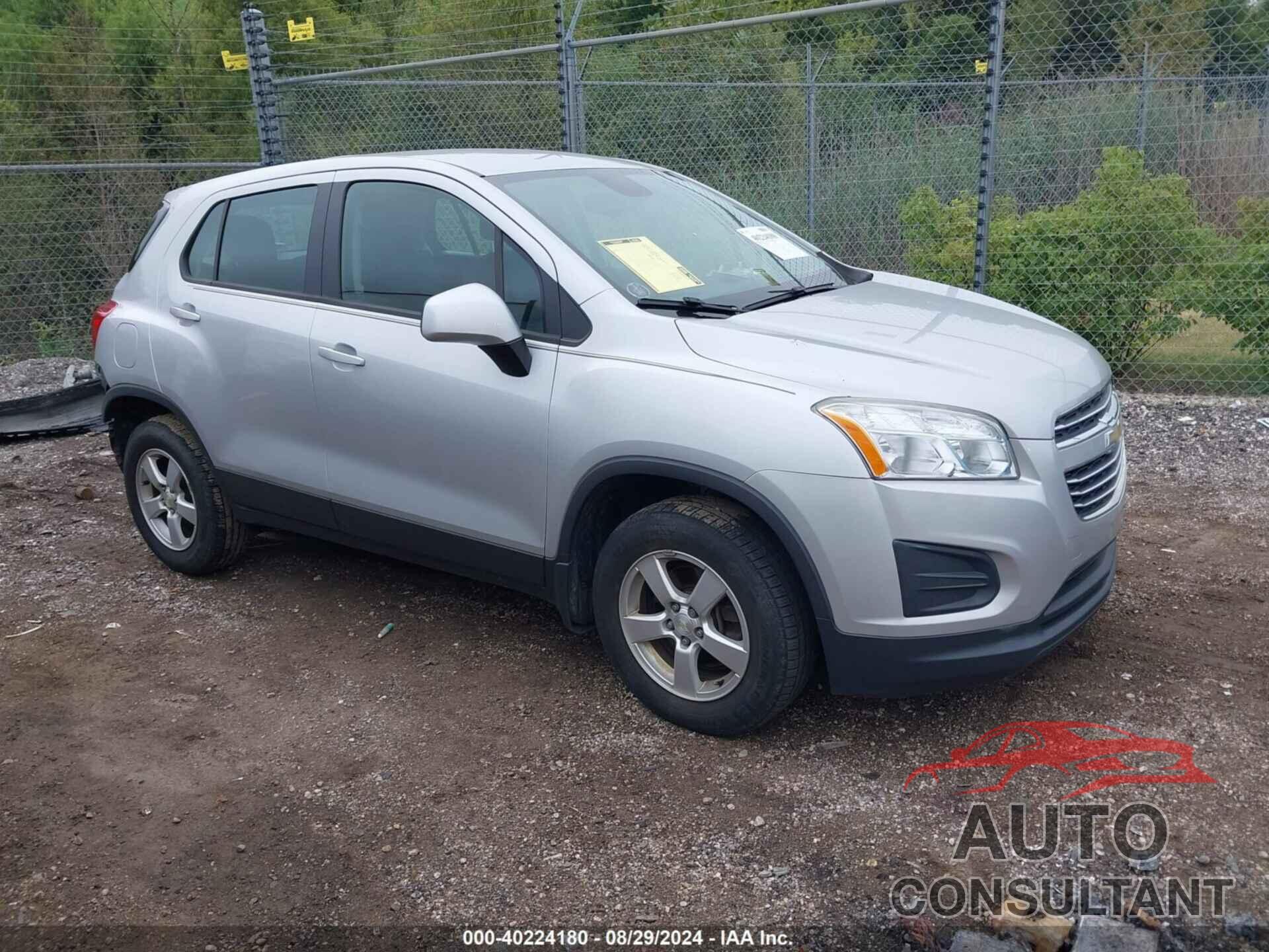 CHEVROLET TRAX 2016 - 3GNCJNSB4GL258757