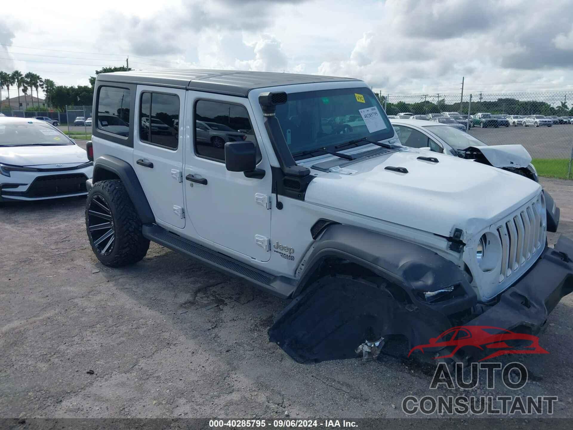JEEP WRANGLER UNLIMITED 2019 - 1C4HJXDGXKW583015