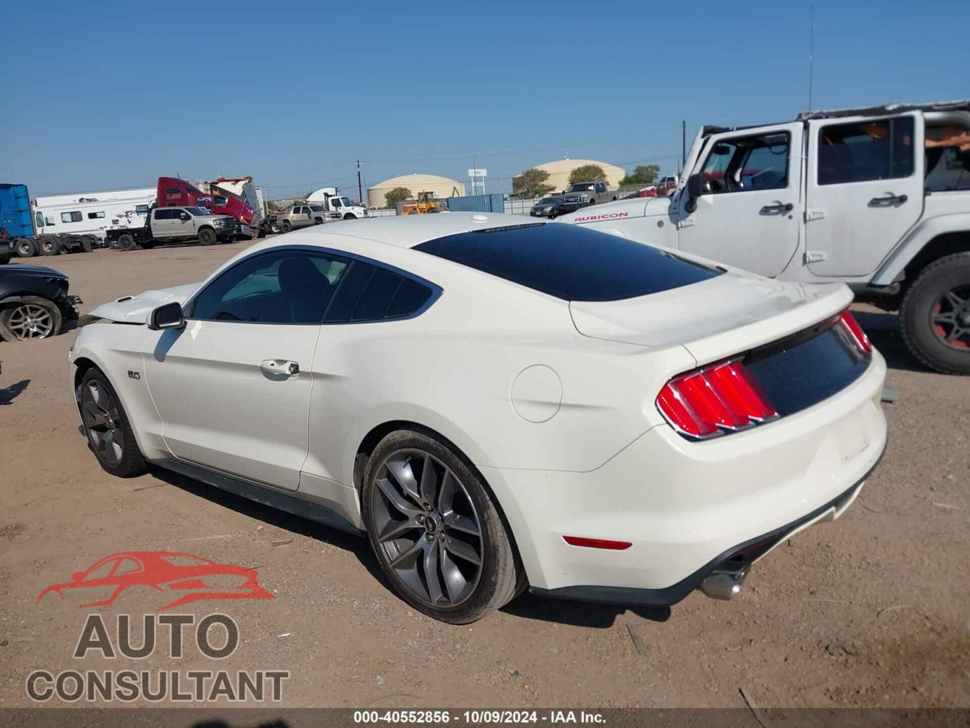 FORD MUSTANG 2015 - 1FA6P8RF9F5500655