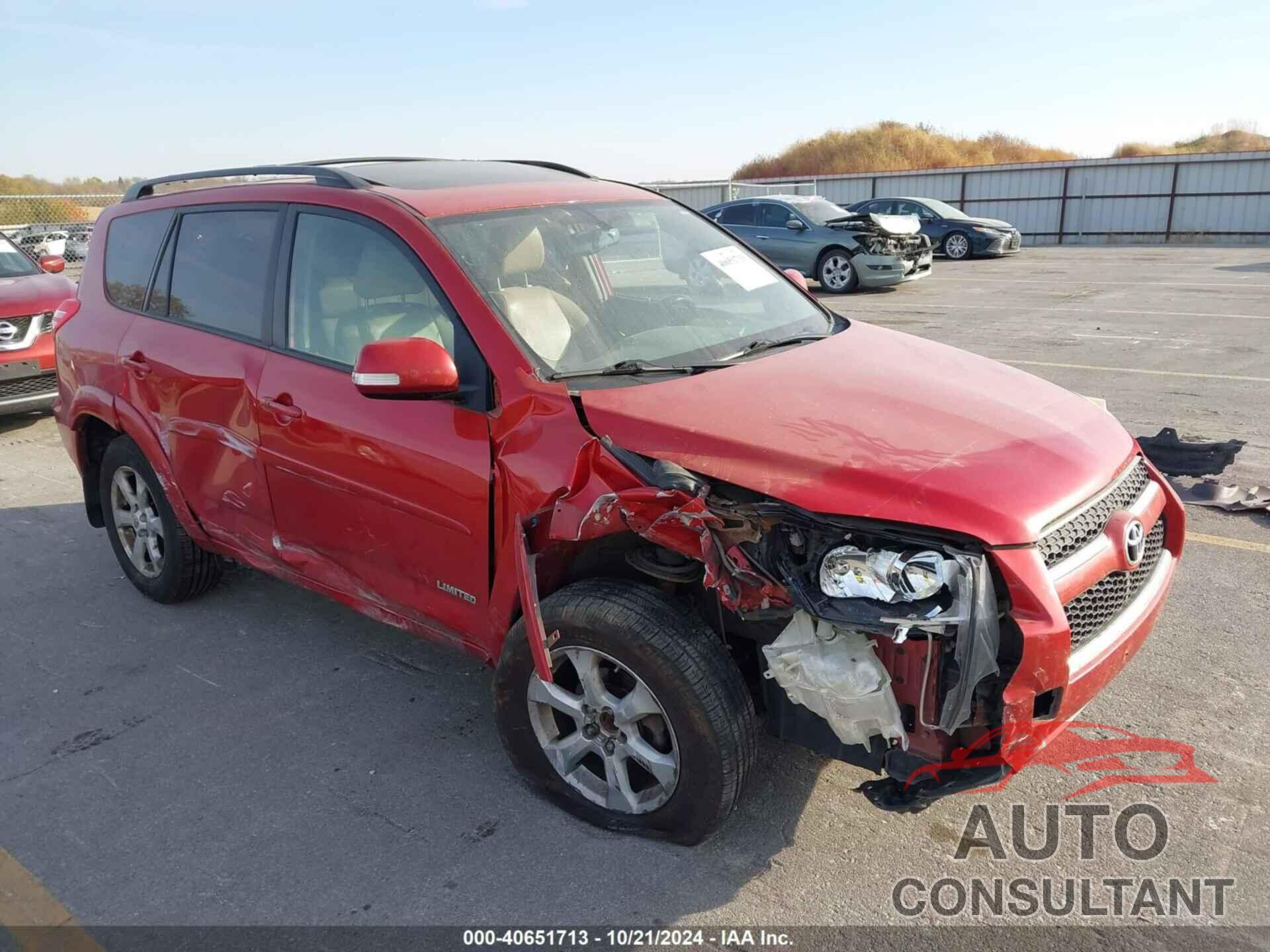 TOYOTA RAV4 2012 - 2T3DF4DV6CW260576