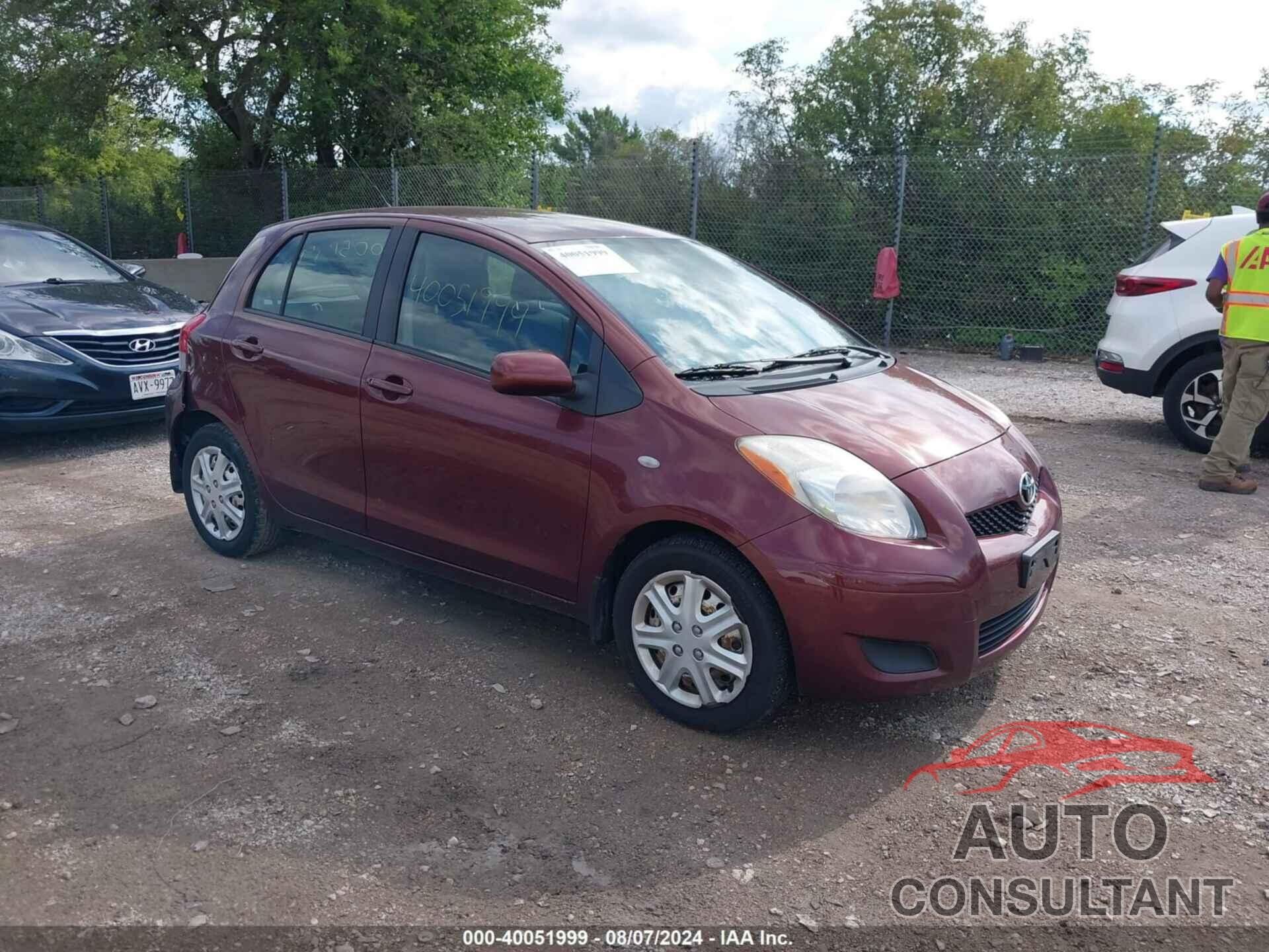 TOYOTA YARIS 2009 - JTDKT903395221803