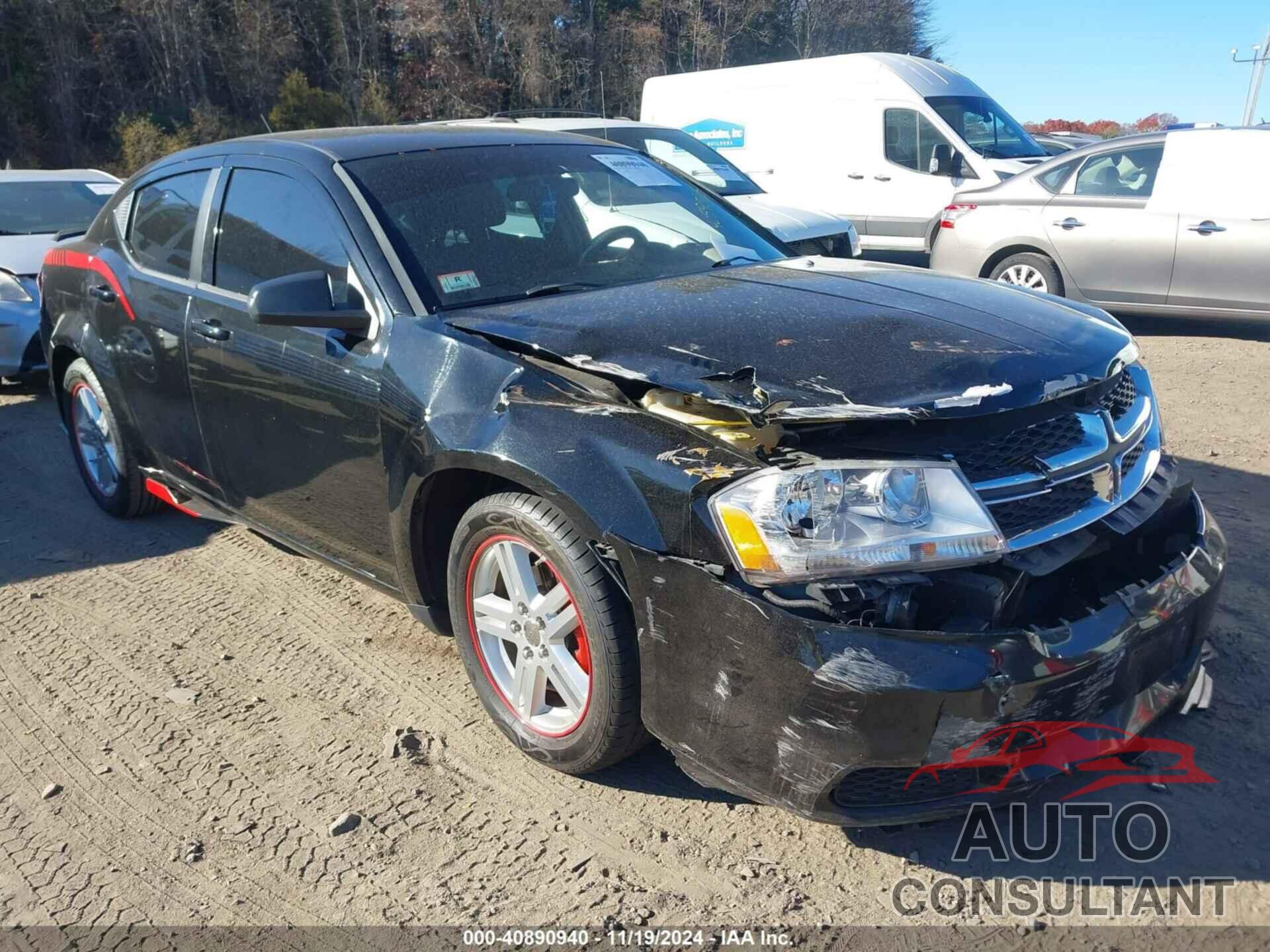 DODGE AVENGER 2011 - 1B3BD4FB2BN546786