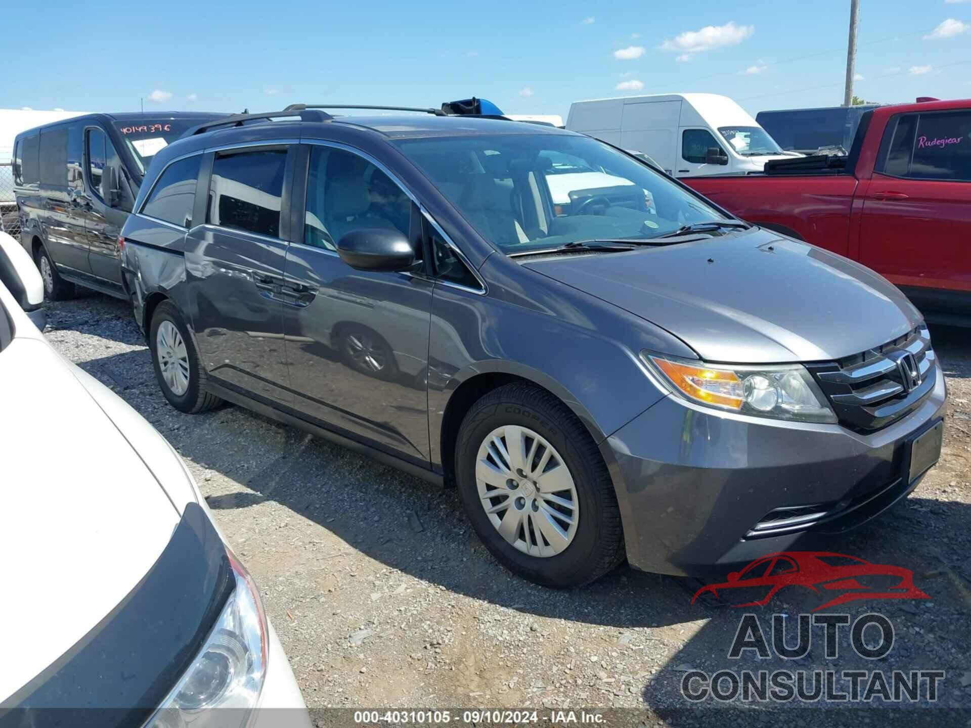 HONDA ODYSSEY 2016 - 5FNRL5H2XGB121809