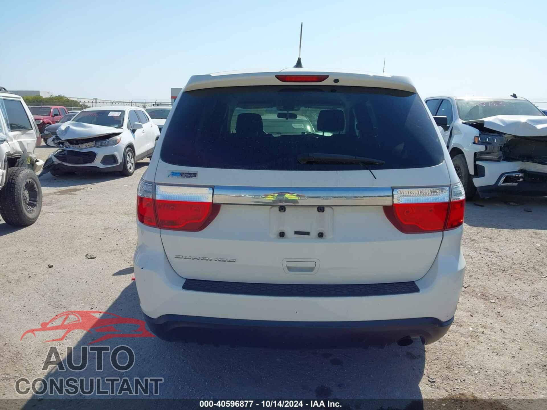 DODGE DURANGO 2012 - 1C4RDHAG7CC210670