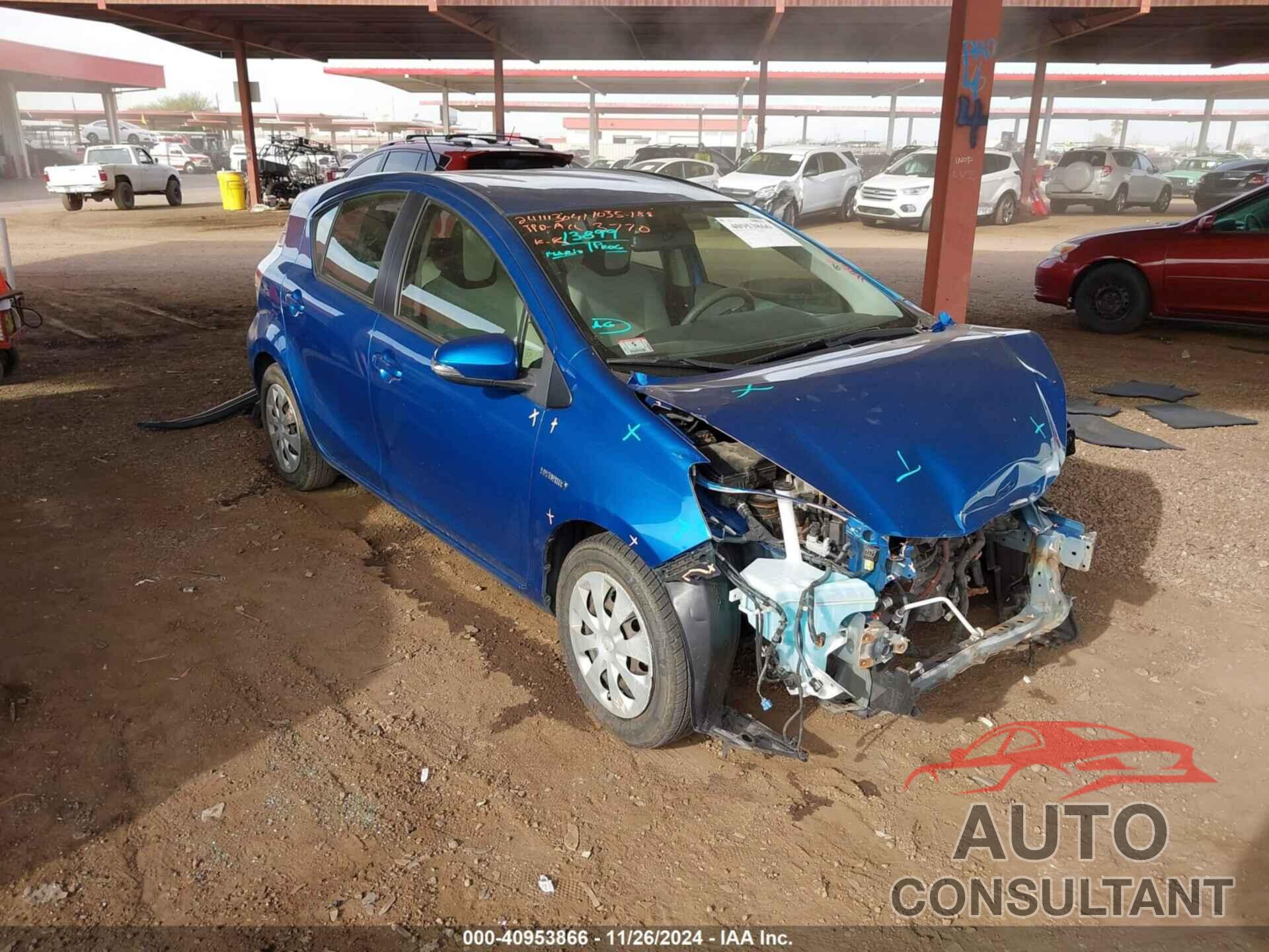 TOYOTA PRIUS C 2013 - JTDKDTB39D1553770