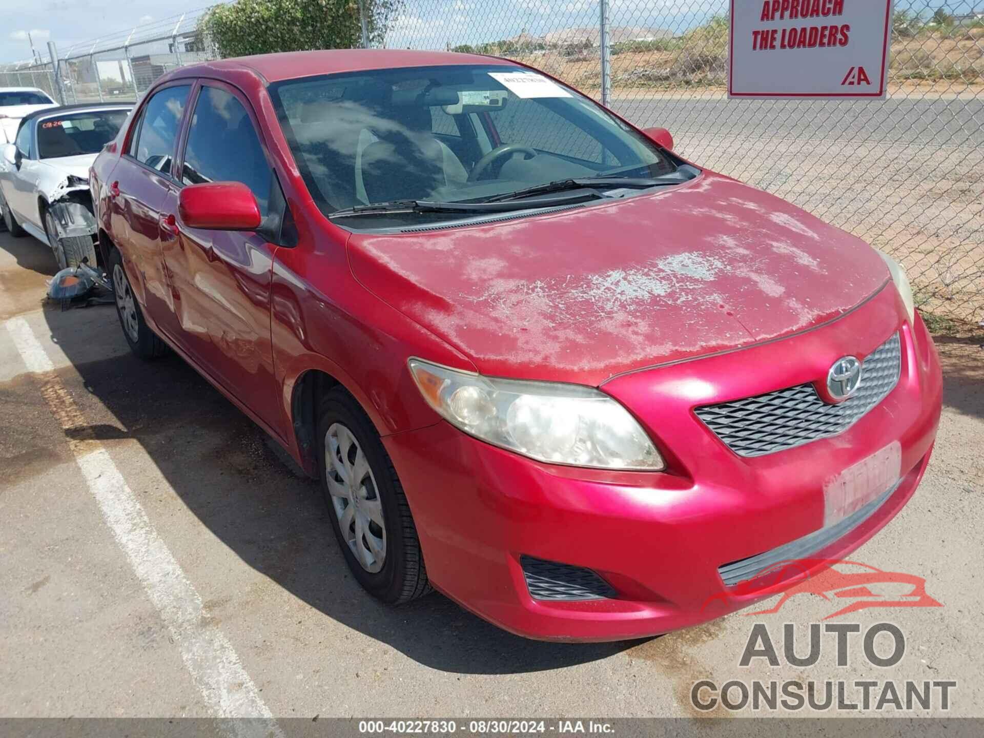 TOYOTA COROLLA 2010 - 1NXBU4EE4AZ307959