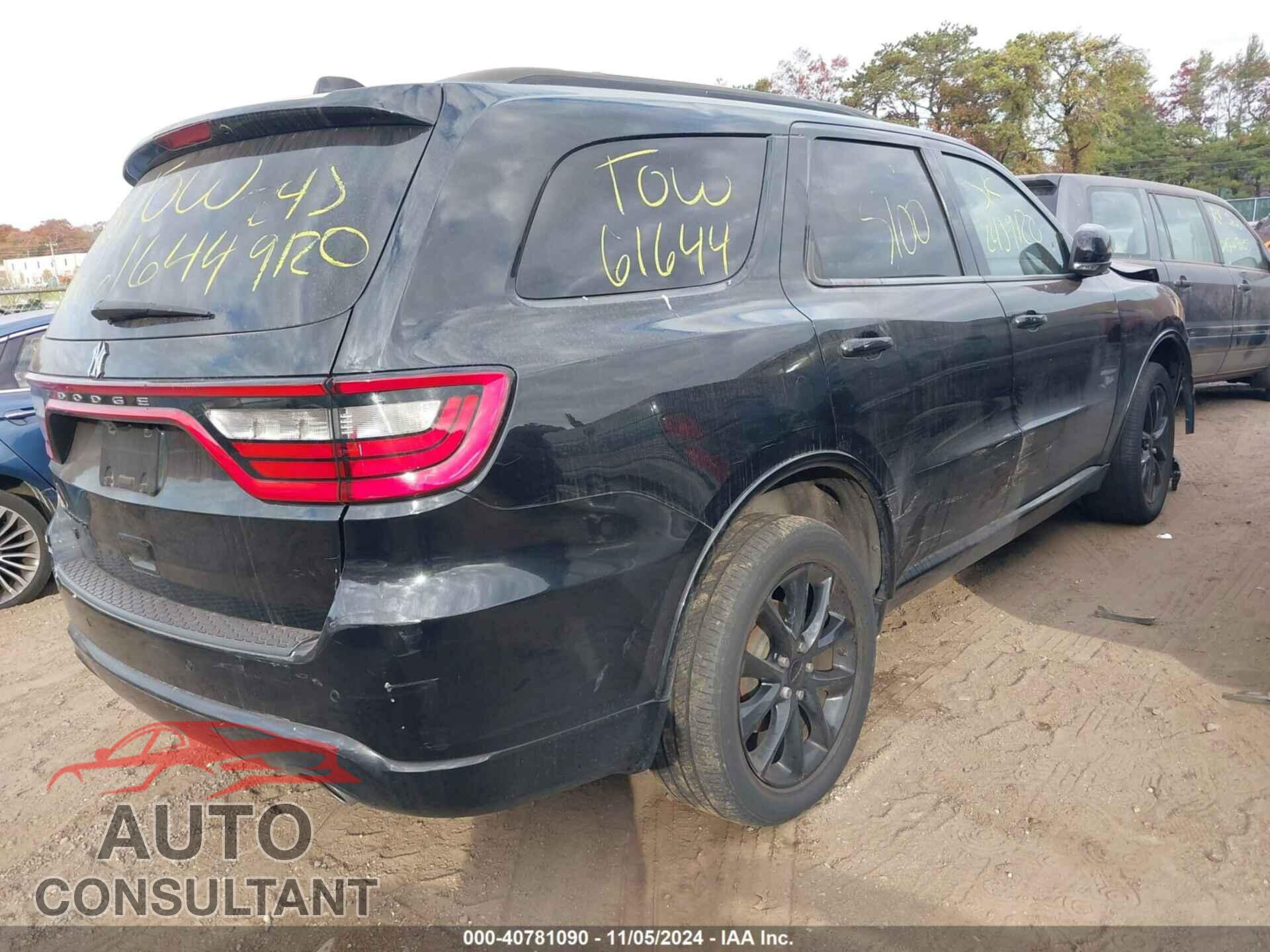 DODGE DURANGO 2018 - 1C4RDJDG9JC150312