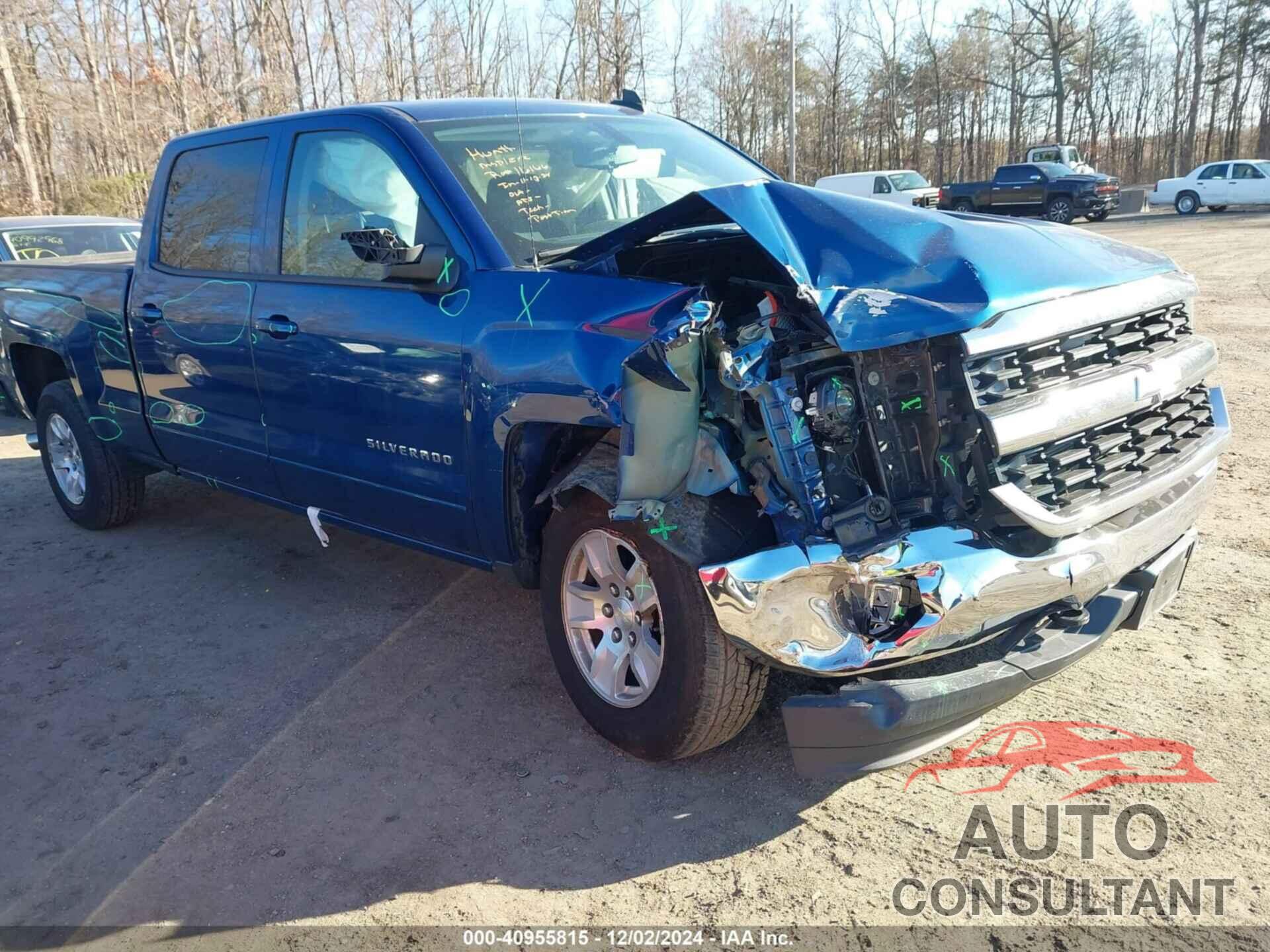 CHEVROLET SILVERADO 1500 2016 - 1GCUKREC9GF209120