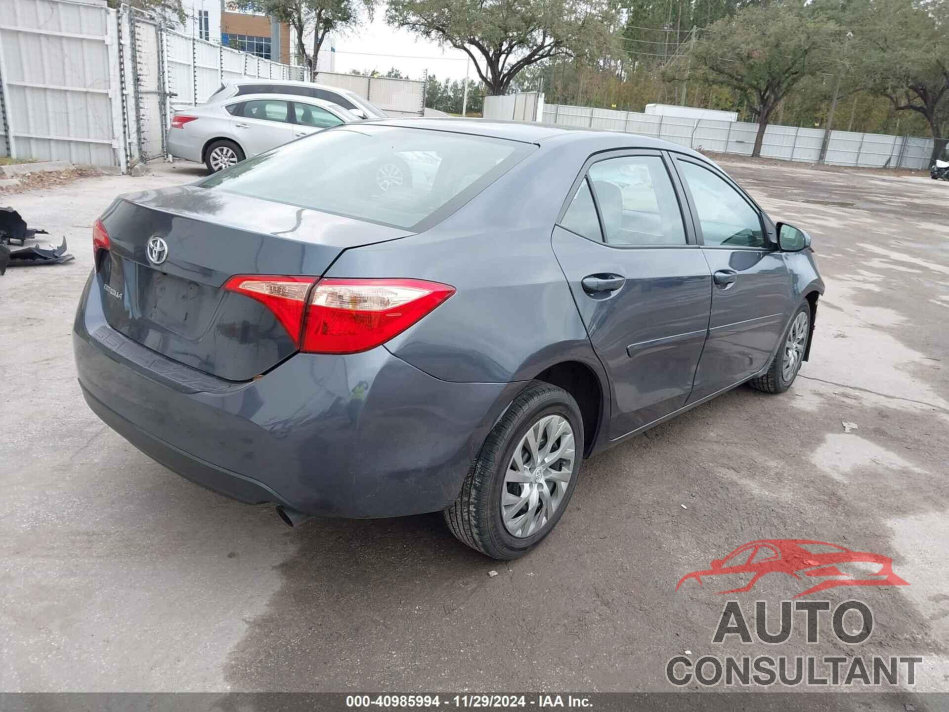 TOYOTA COROLLA 2019 - 2T1BURHE0KC165069