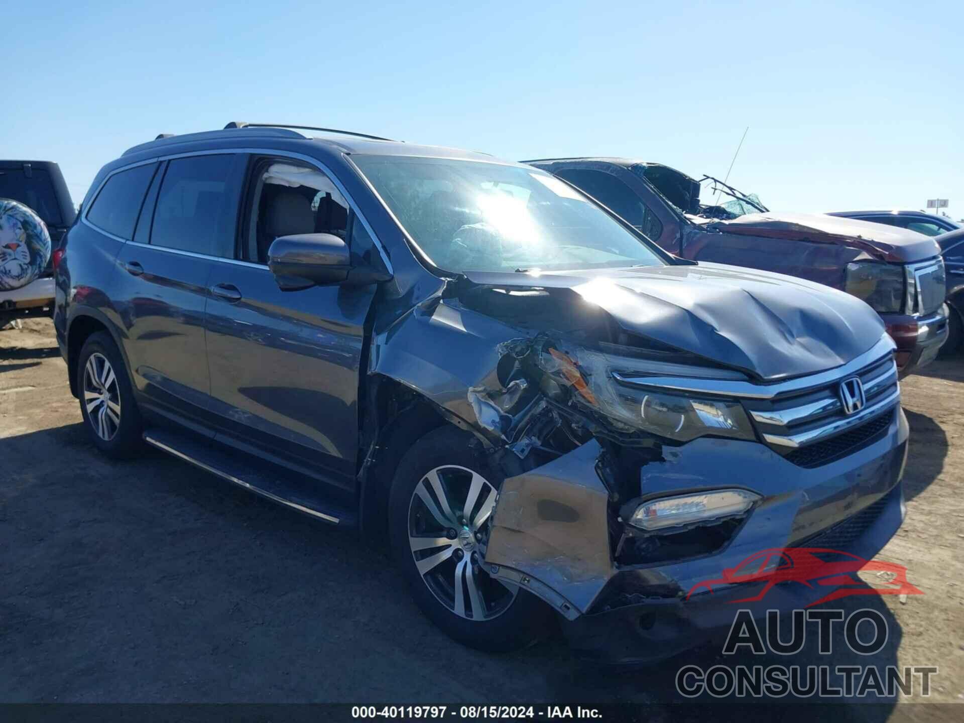 HONDA PILOT 2016 - 5FNYF5H50GB021389